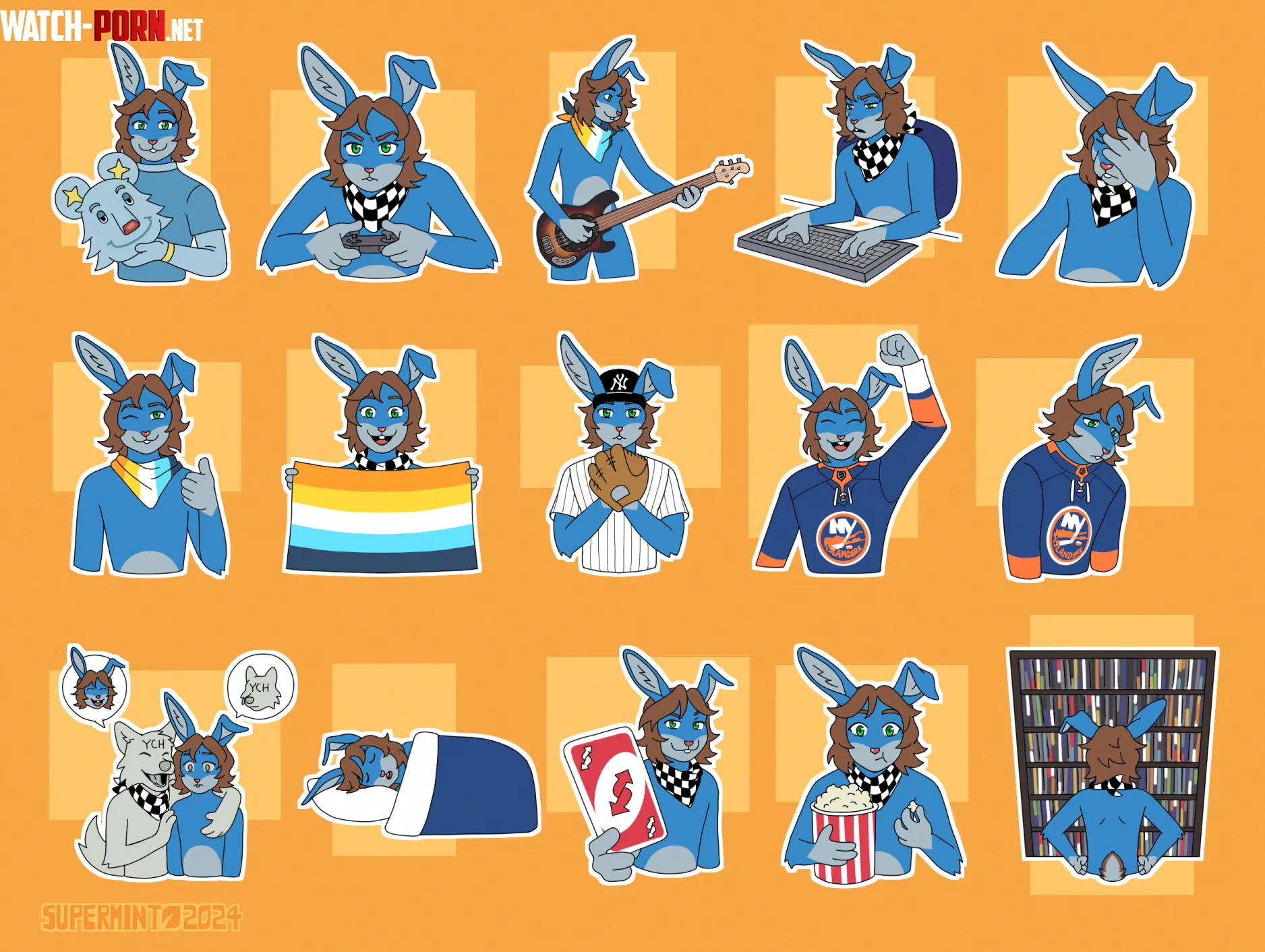 Commission Jay telegram stickers by Kerlasia