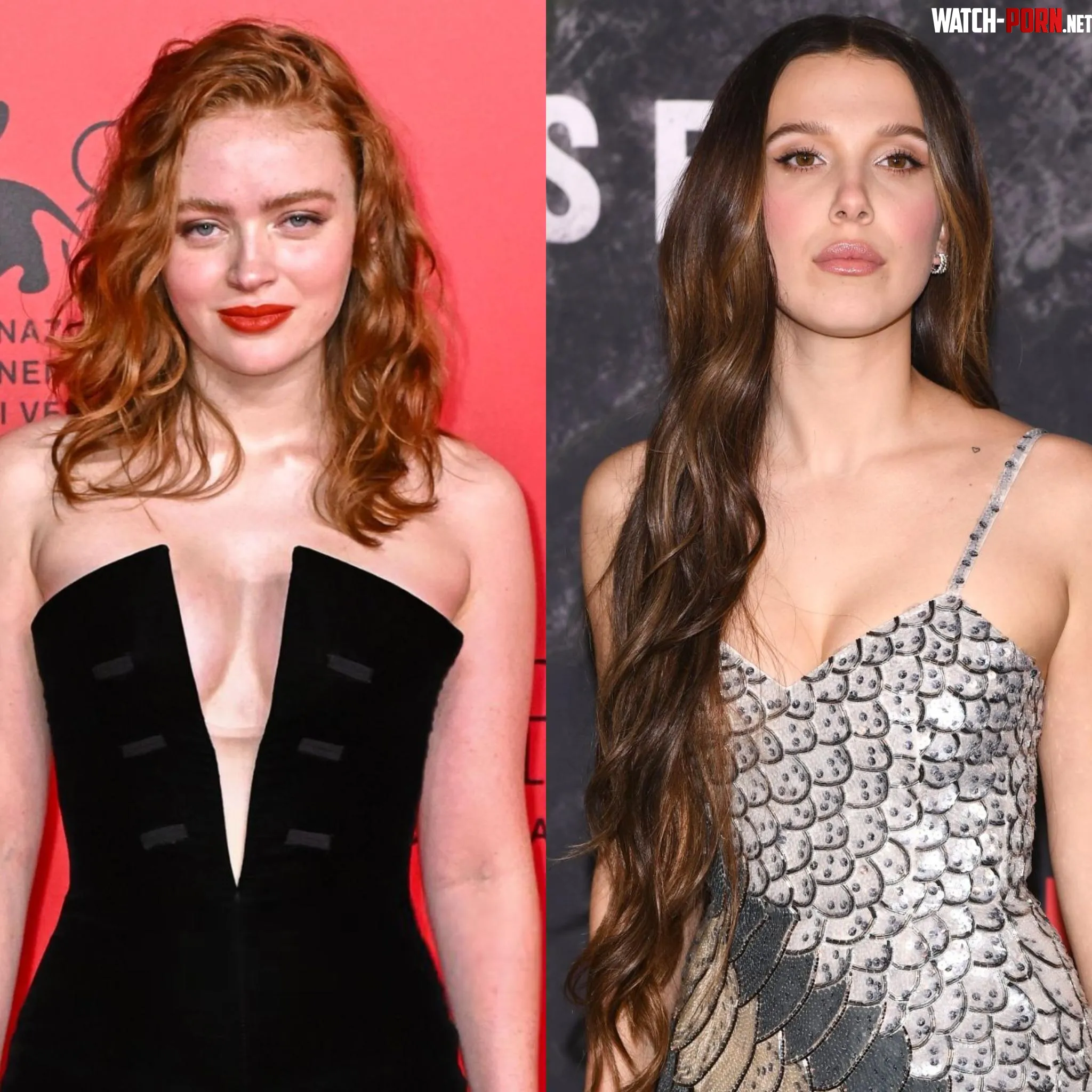 Sadie Sink vs Millie Bobby Brown by kiveremrad