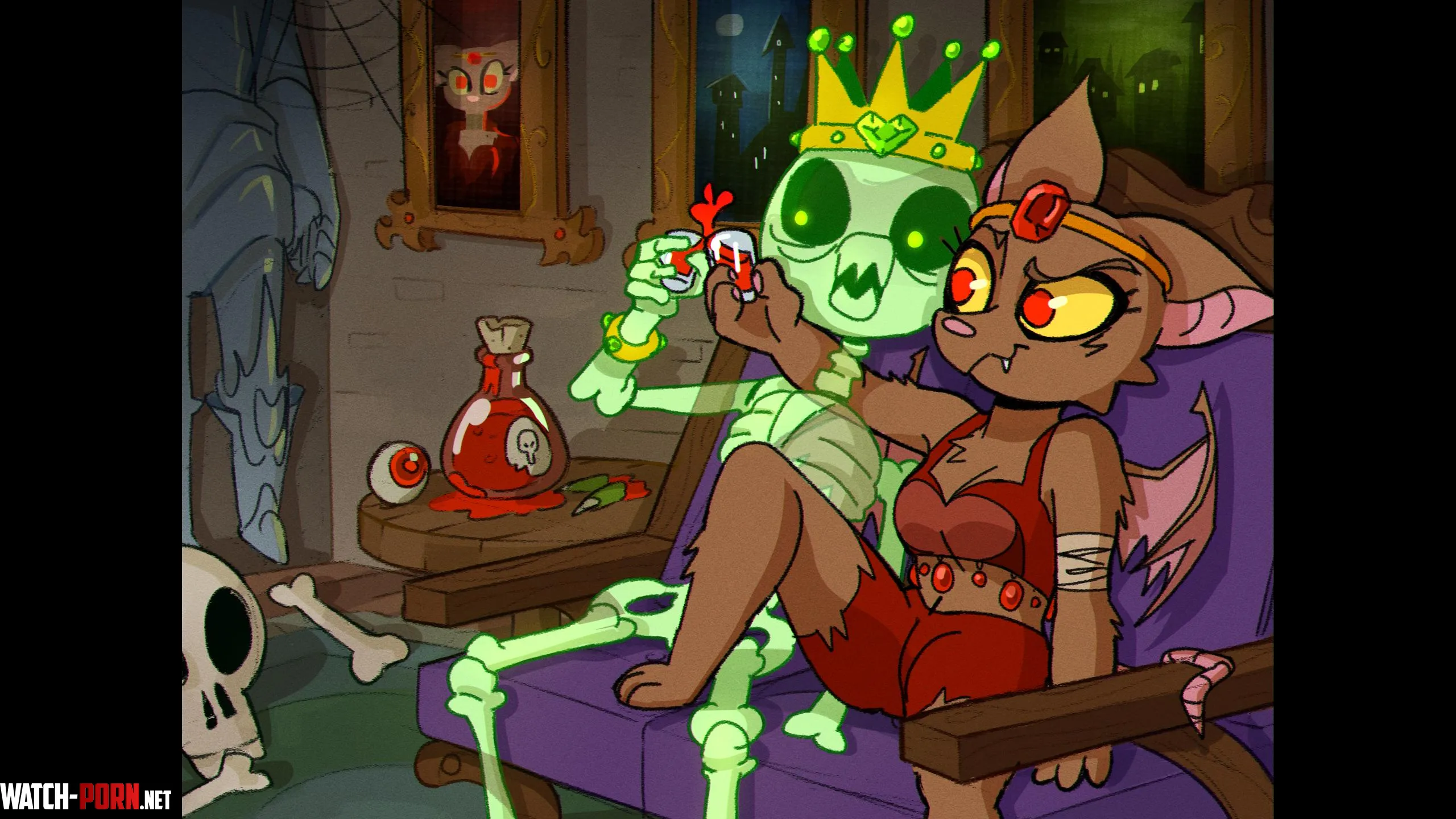 maybe a little late but heres smt I drew for Halloween  cheers by GryffynSaryador