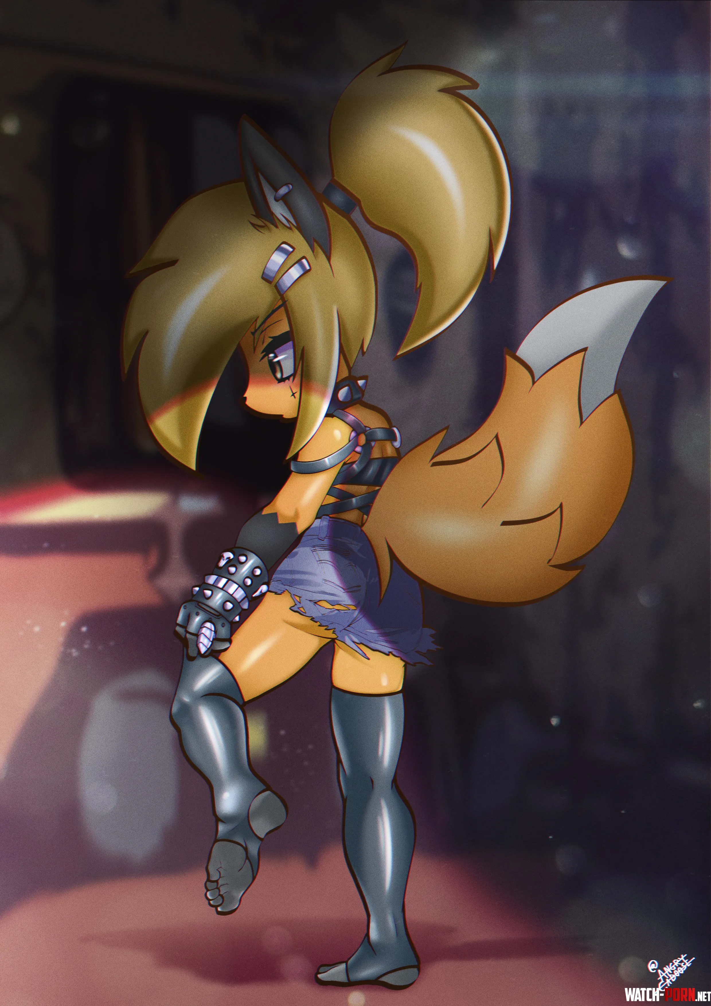 Goth Cabby art by me angrycaboose by AngryCaboose