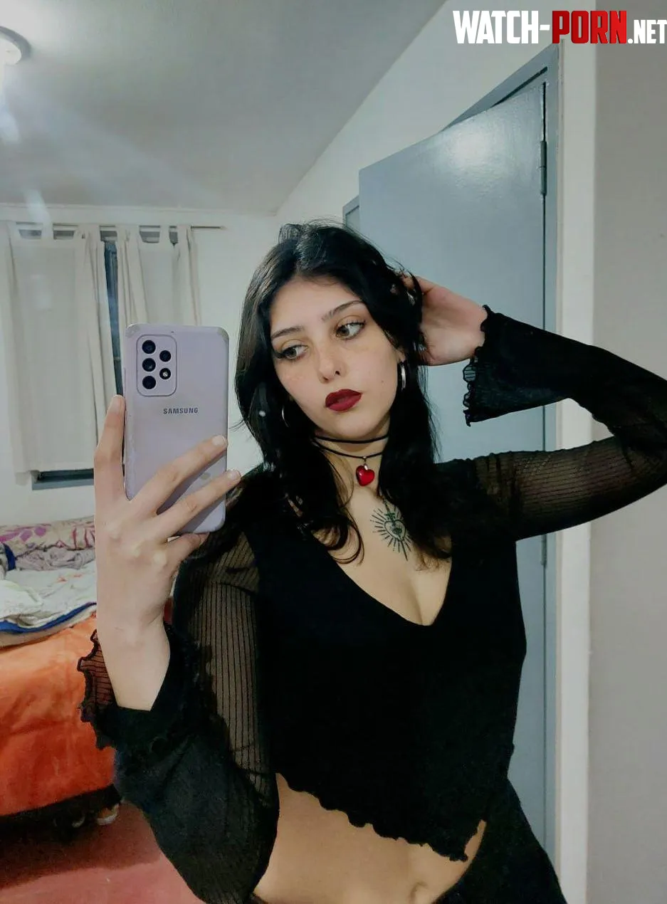 as a goth girl do i look classy by NecessaryPower7238