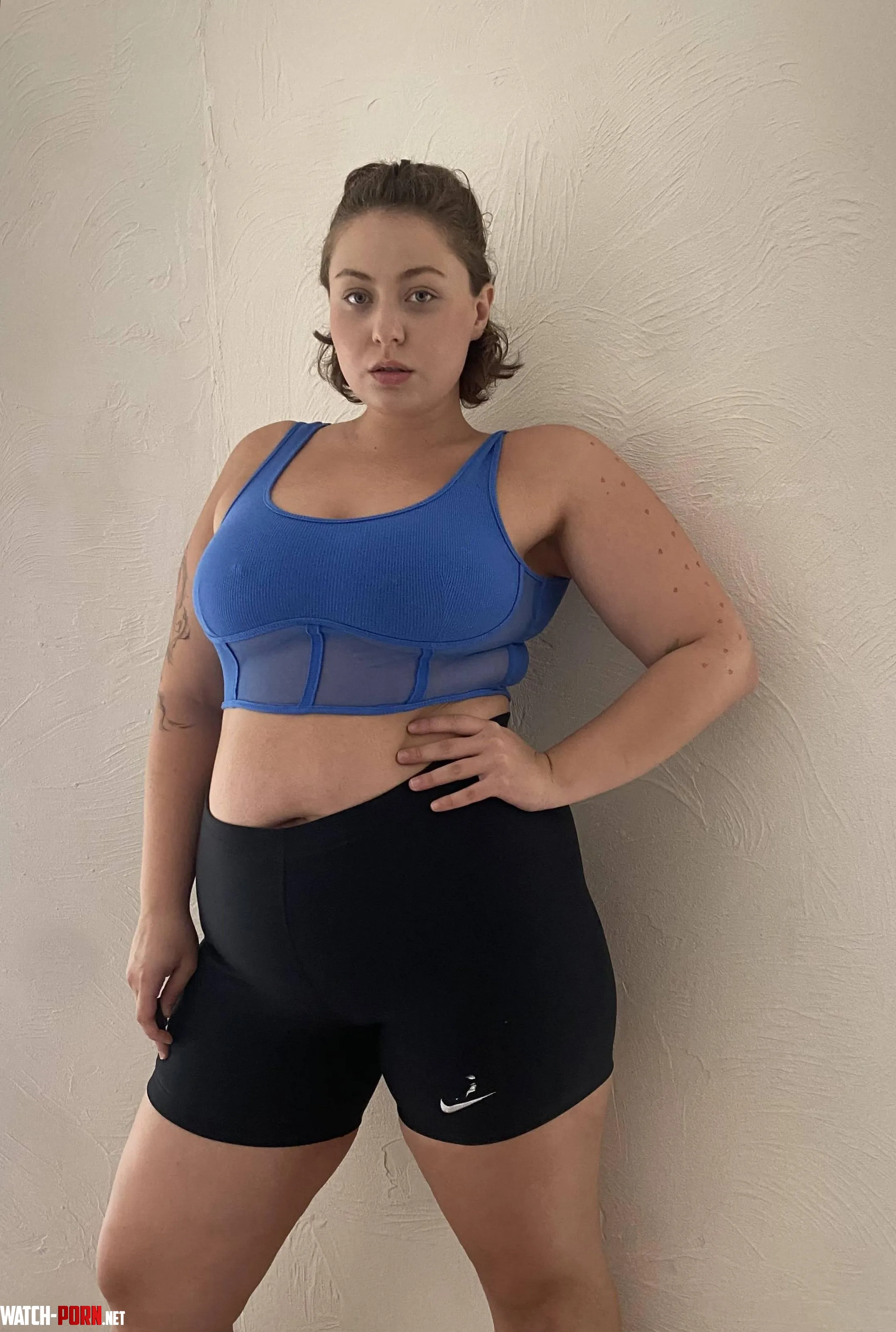 The young brunette girl is ready to hit the gym by _Ameriya_