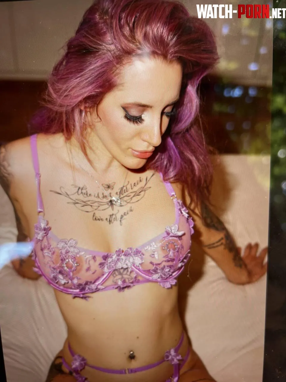 neon hair  neon lingerie by blonde_queen_
