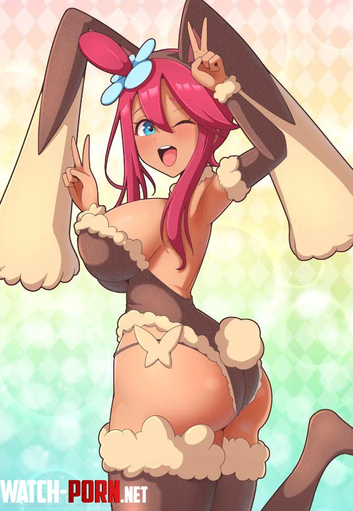 Lopunny and Skyla the perfect combination  mizmillificent by CumOnMePlsss