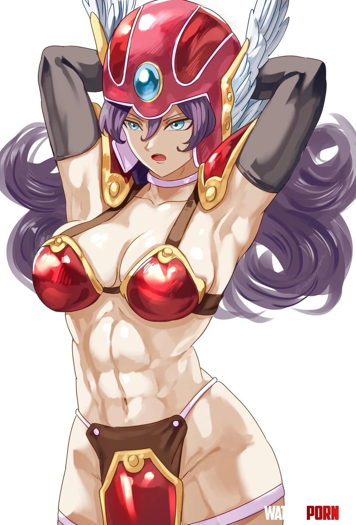 Female Warrior Dragon Quest by Silent_Steak_9540
