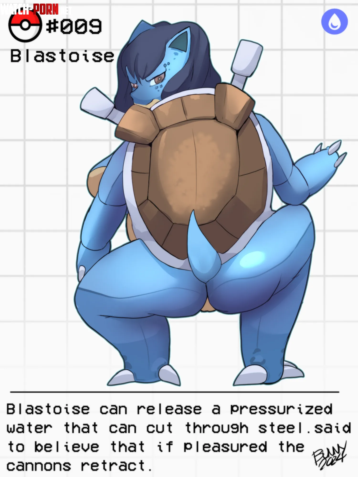 009 Blastoise Pokemon by Bunny_012
