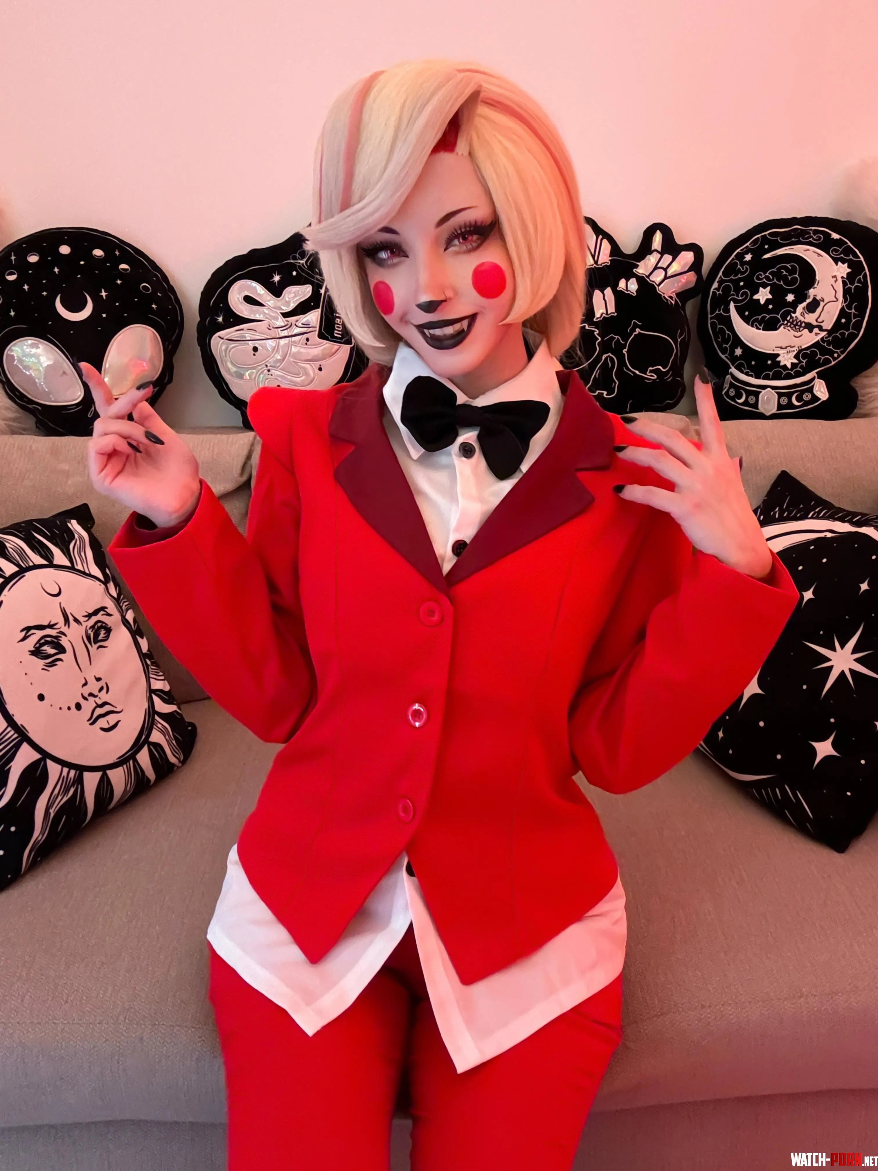 My Charlie Morningstar cosplay Shirokitsune by fiscendcips