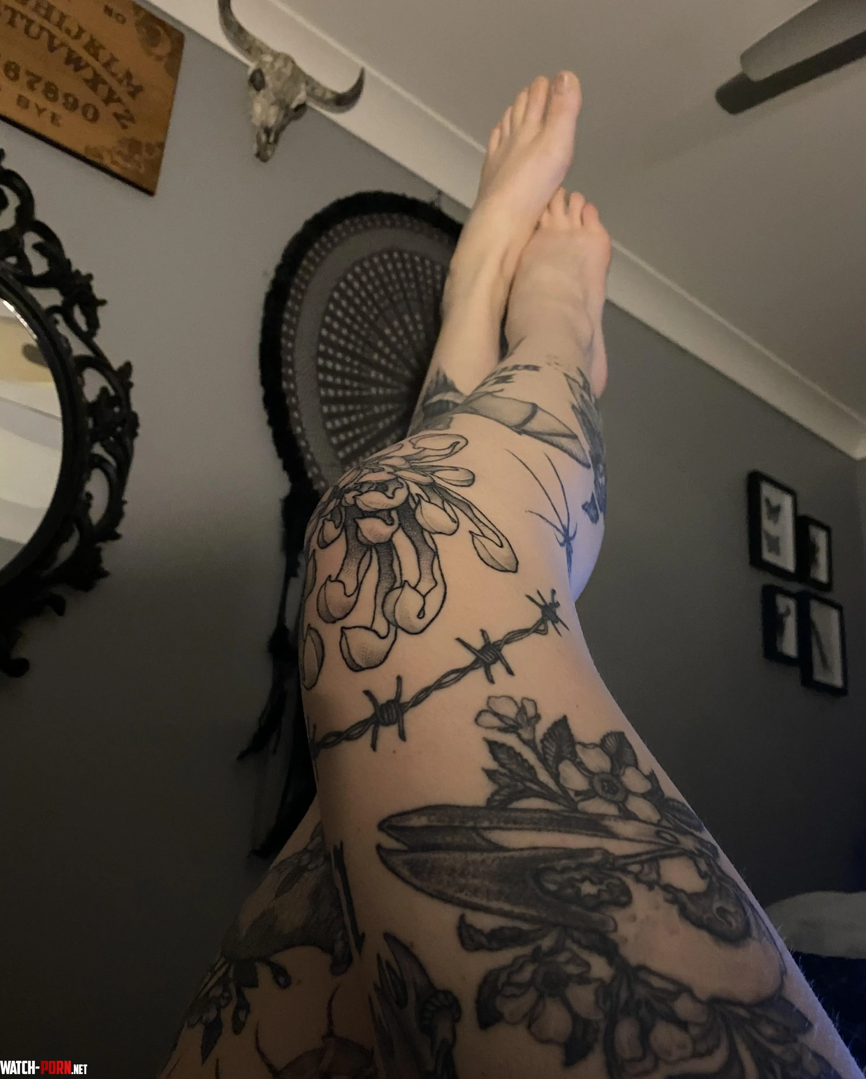 Goth legs  Love by tiddy_mania