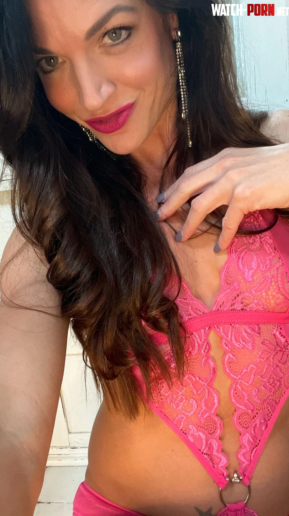 Nothing says confidence like pink lingerie and a little sass 42F by little_buff_brunette