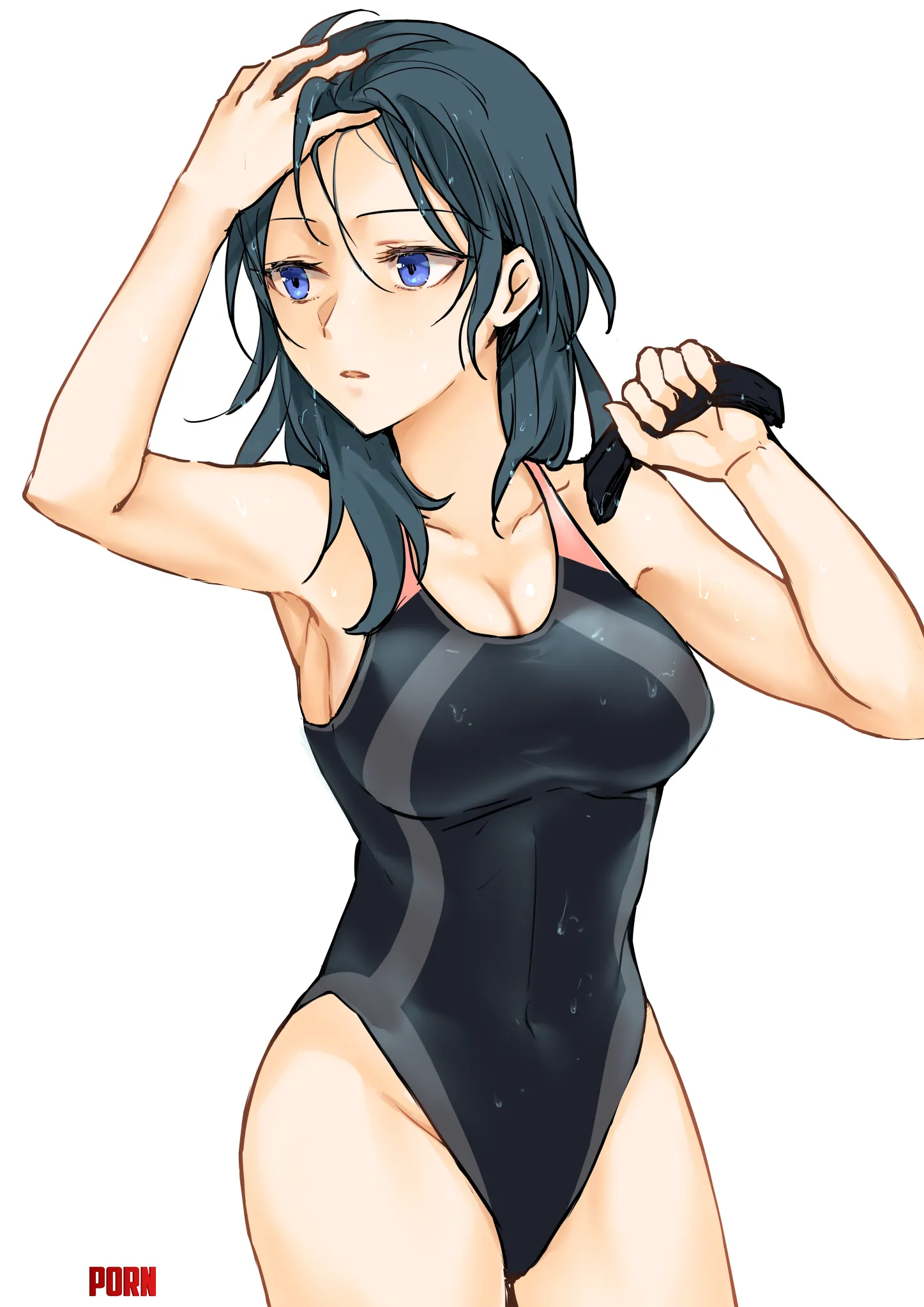 Sexy Byleth Flaunts her Black Swimsuit Fire Emblem Fukuroumori by ecchi_neko