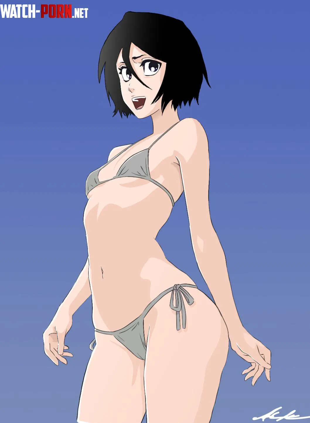 Rukia summer postcard by chisoku1126