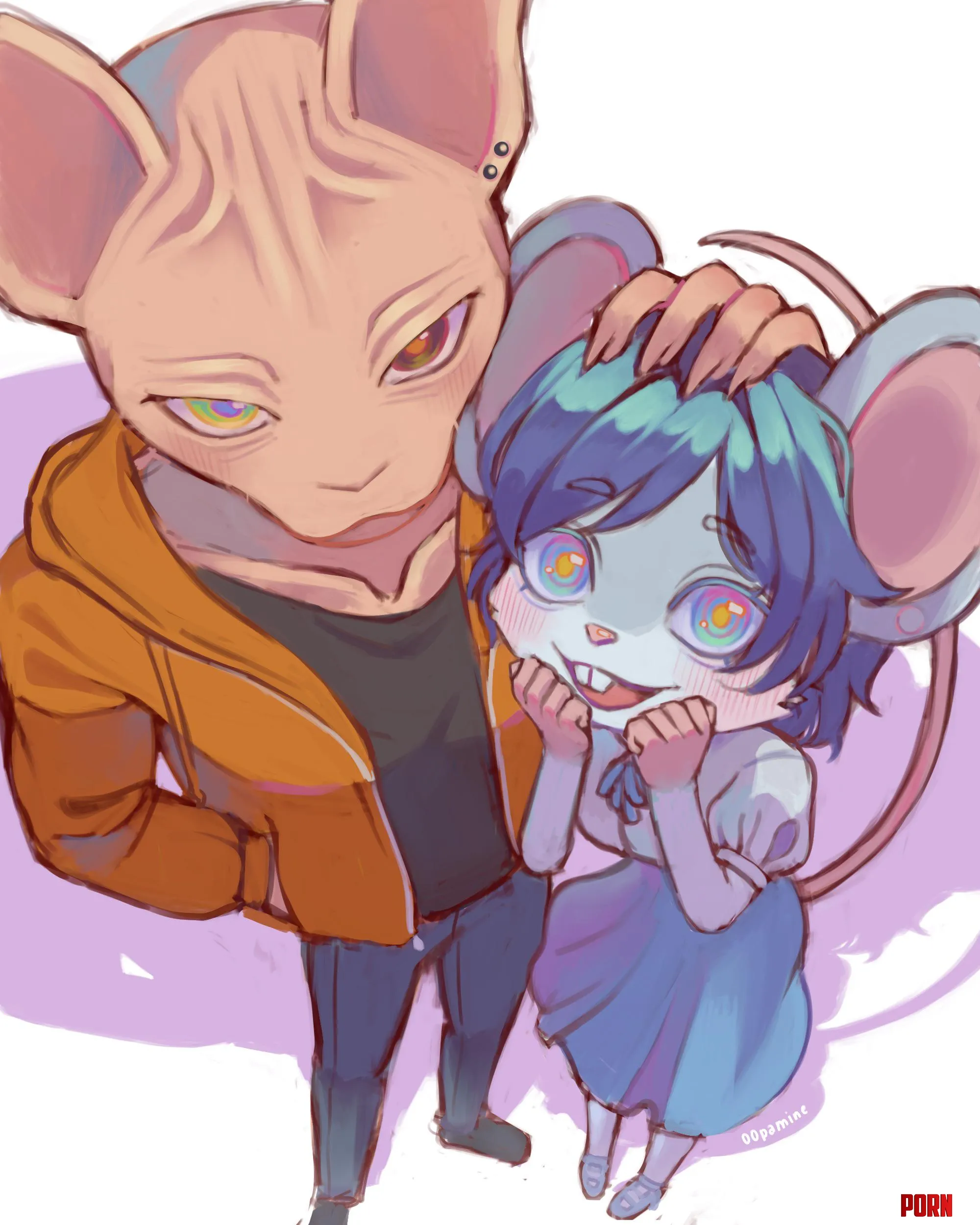 Drew my OCs by 00pamine