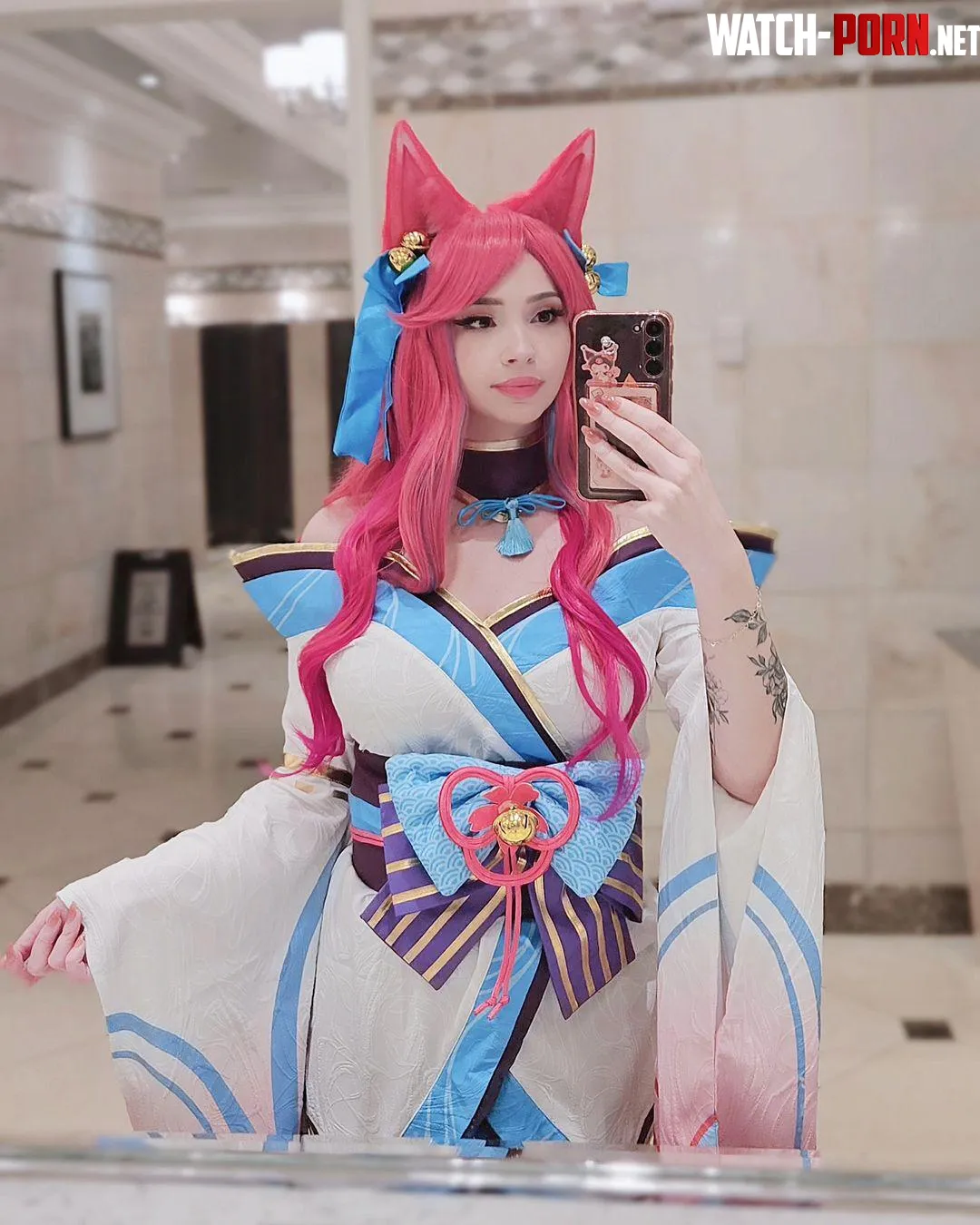 Spirit Blossom Ahri cosplay by Kisanat_