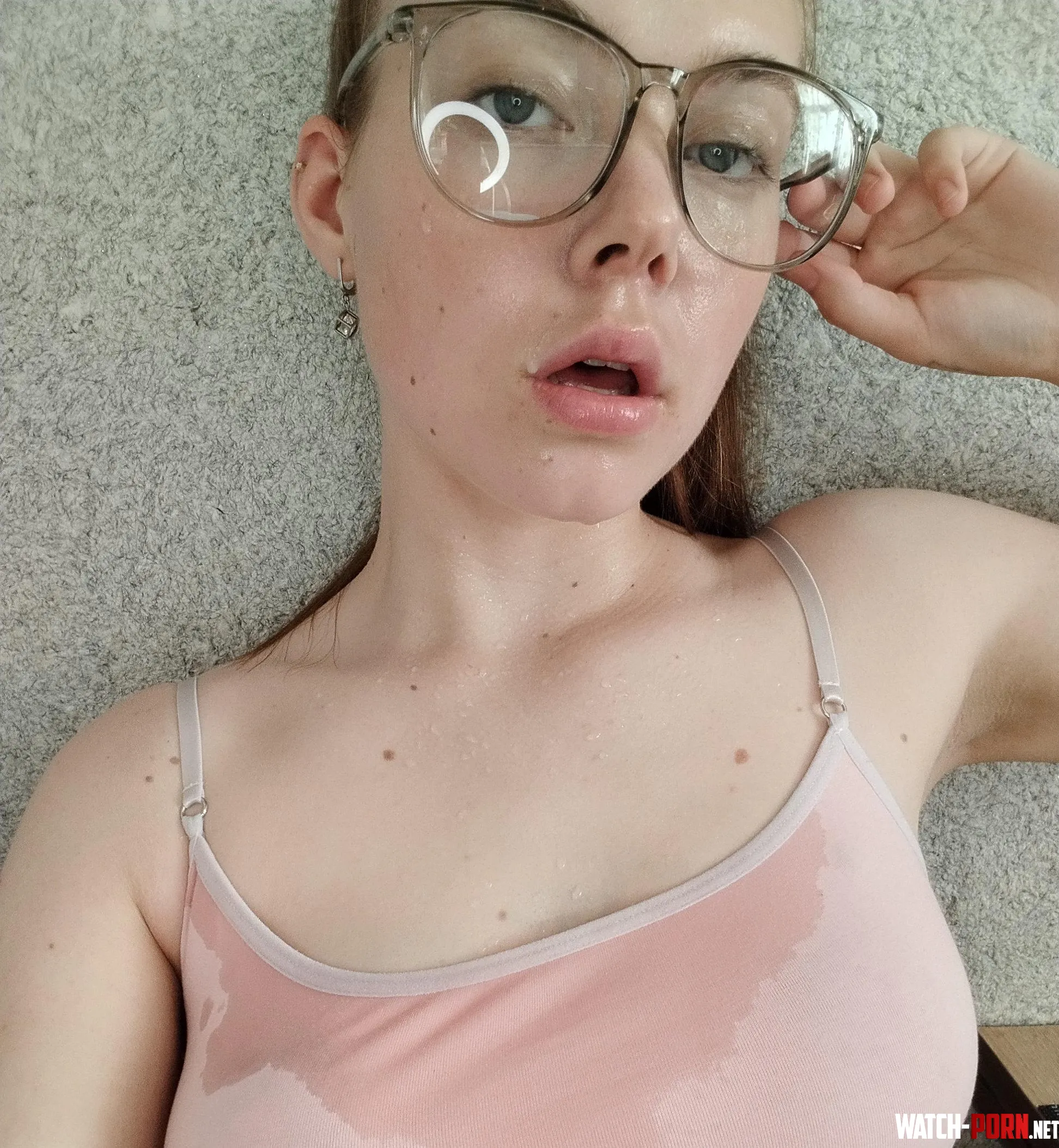 can you feel how sweaty my chest is after the gym by lovecoquette