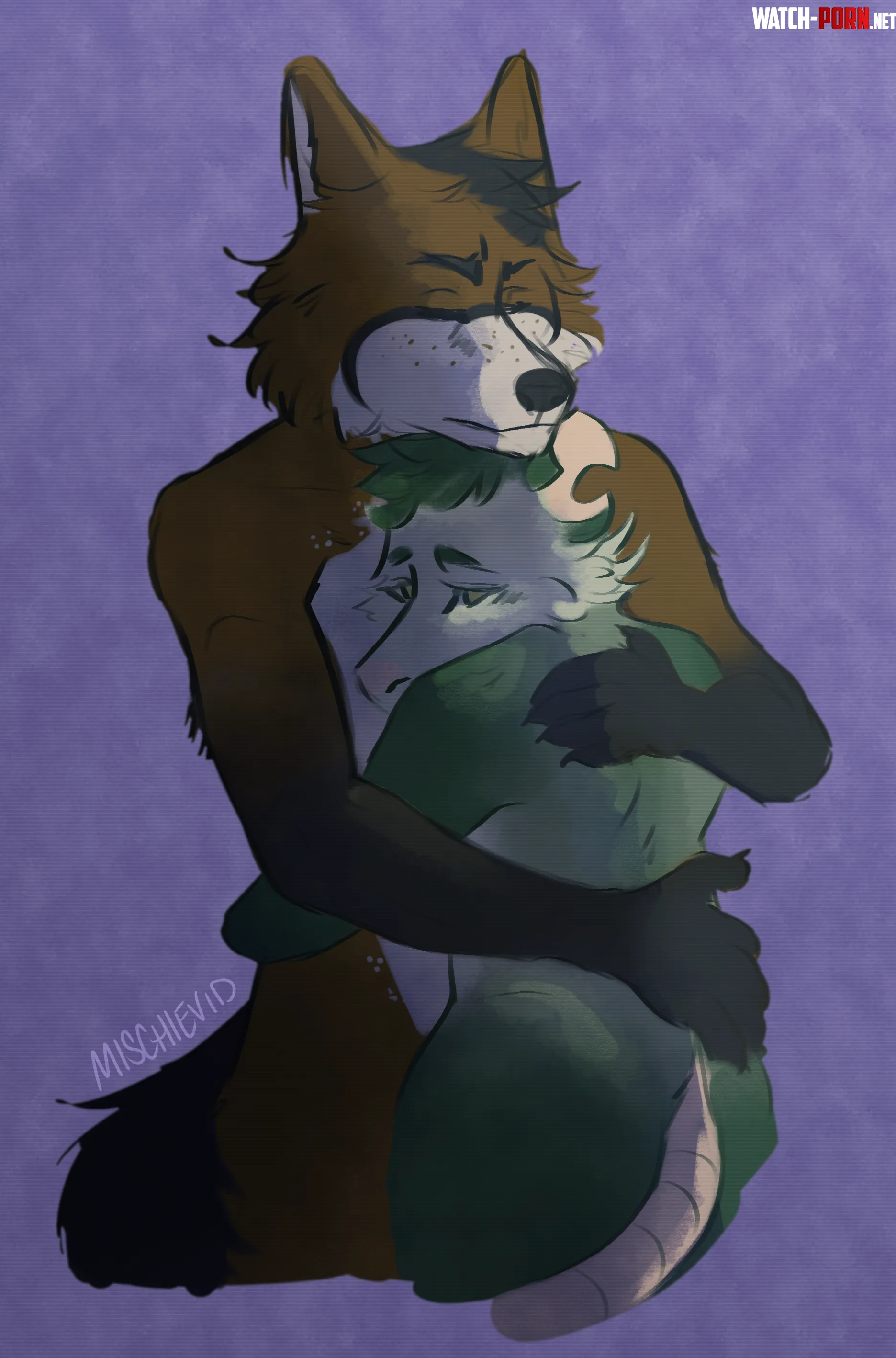 i just need to be held tbh  art by me by Mischievid