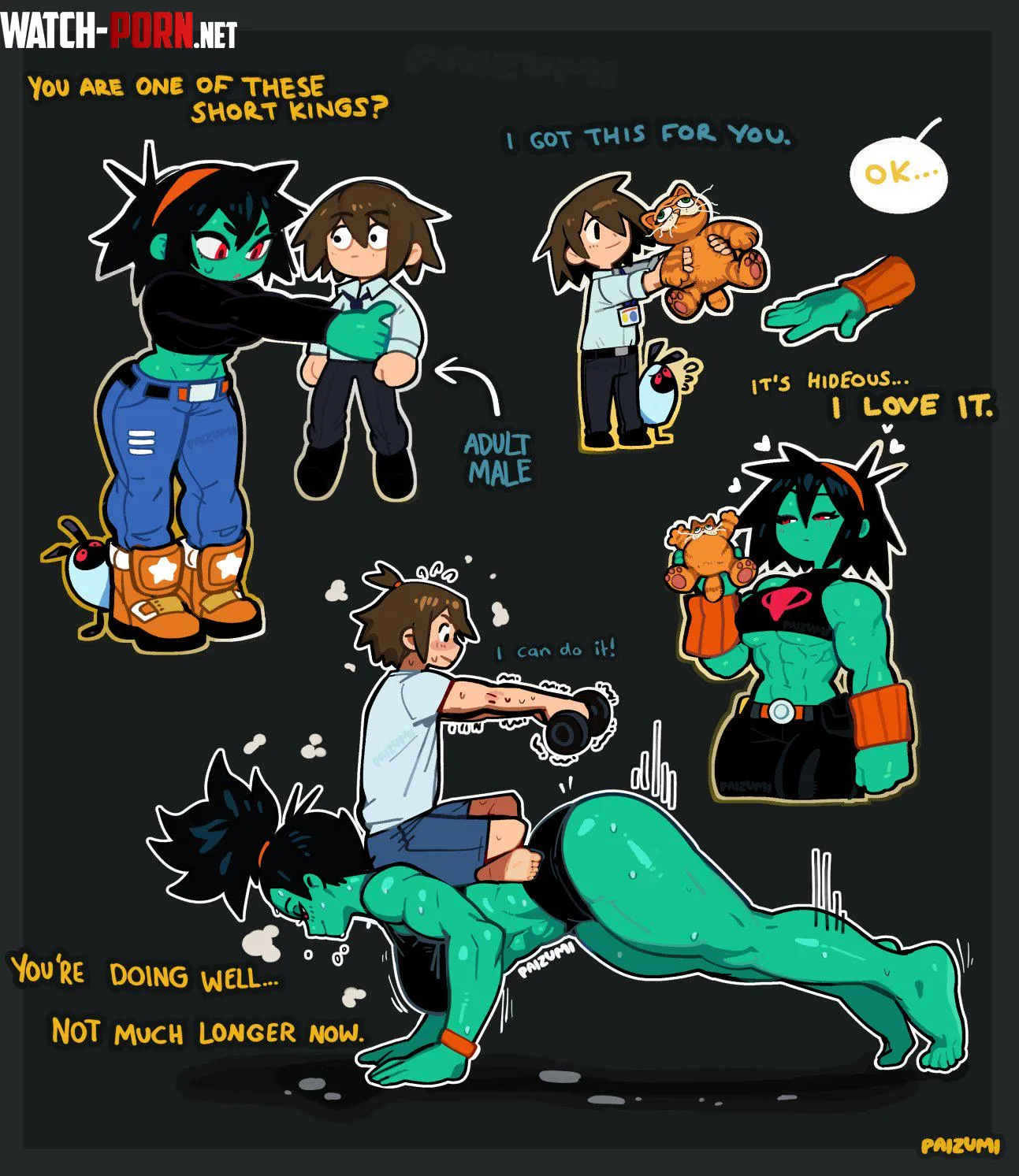 Alien GF Paizumi Original by Throwawheylmao