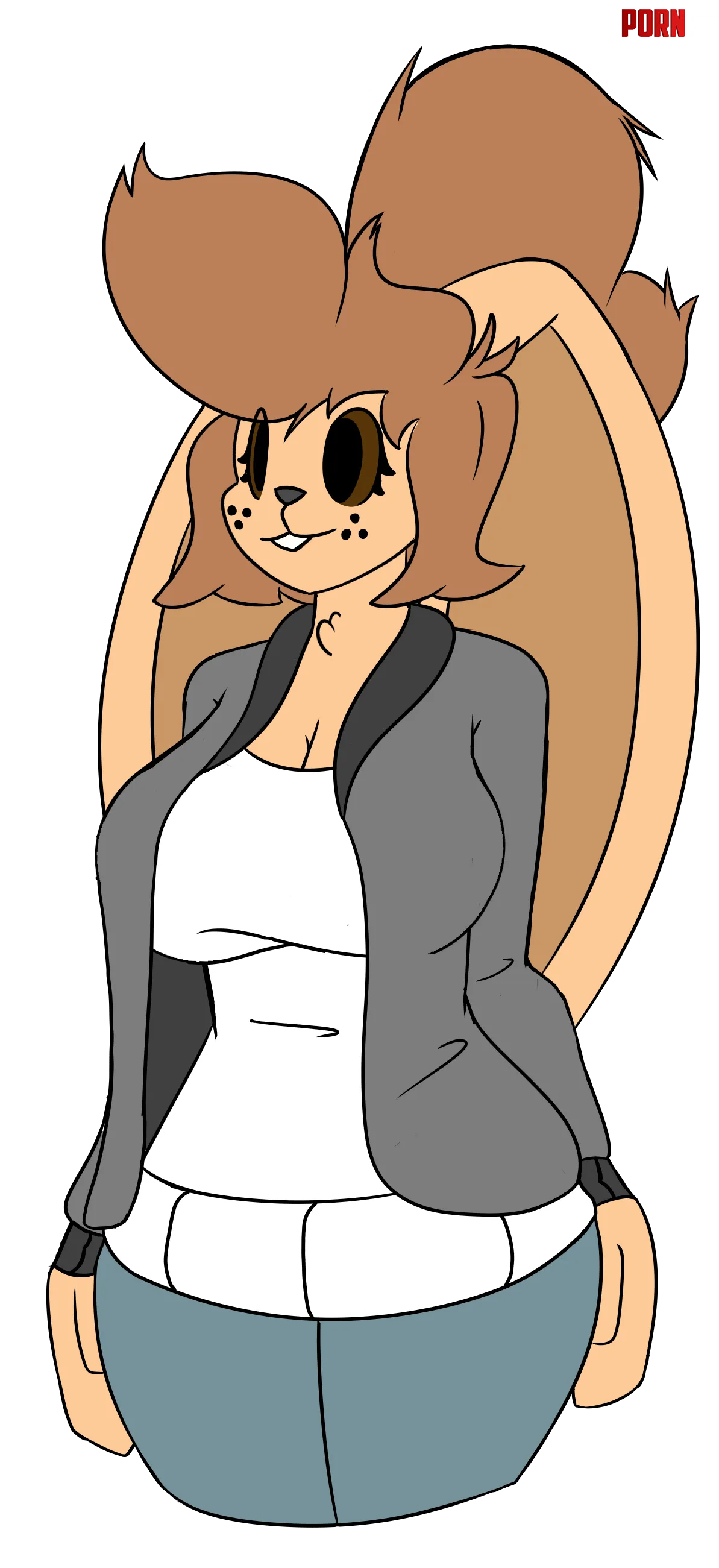 Doodled the whole rabbit by Ibr_