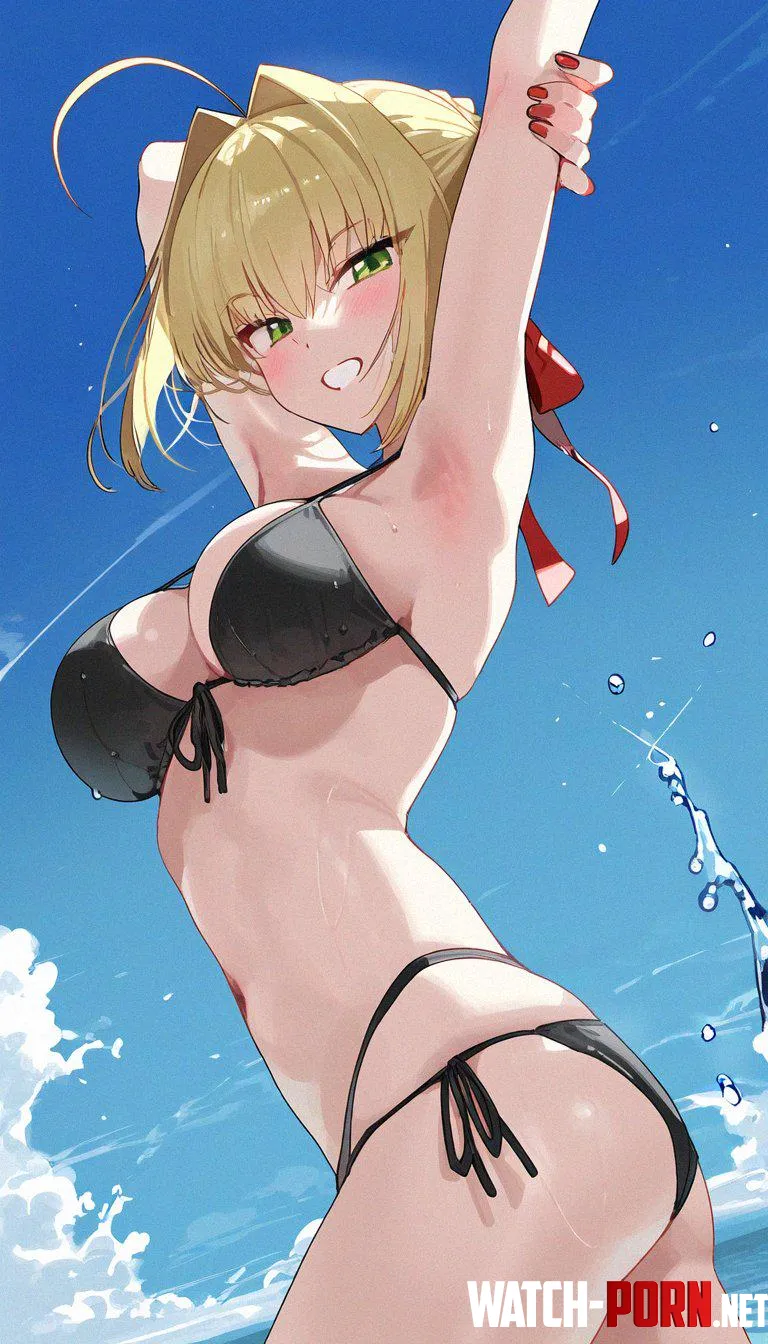 Nero at the beach FateGrand Order by McKnight94