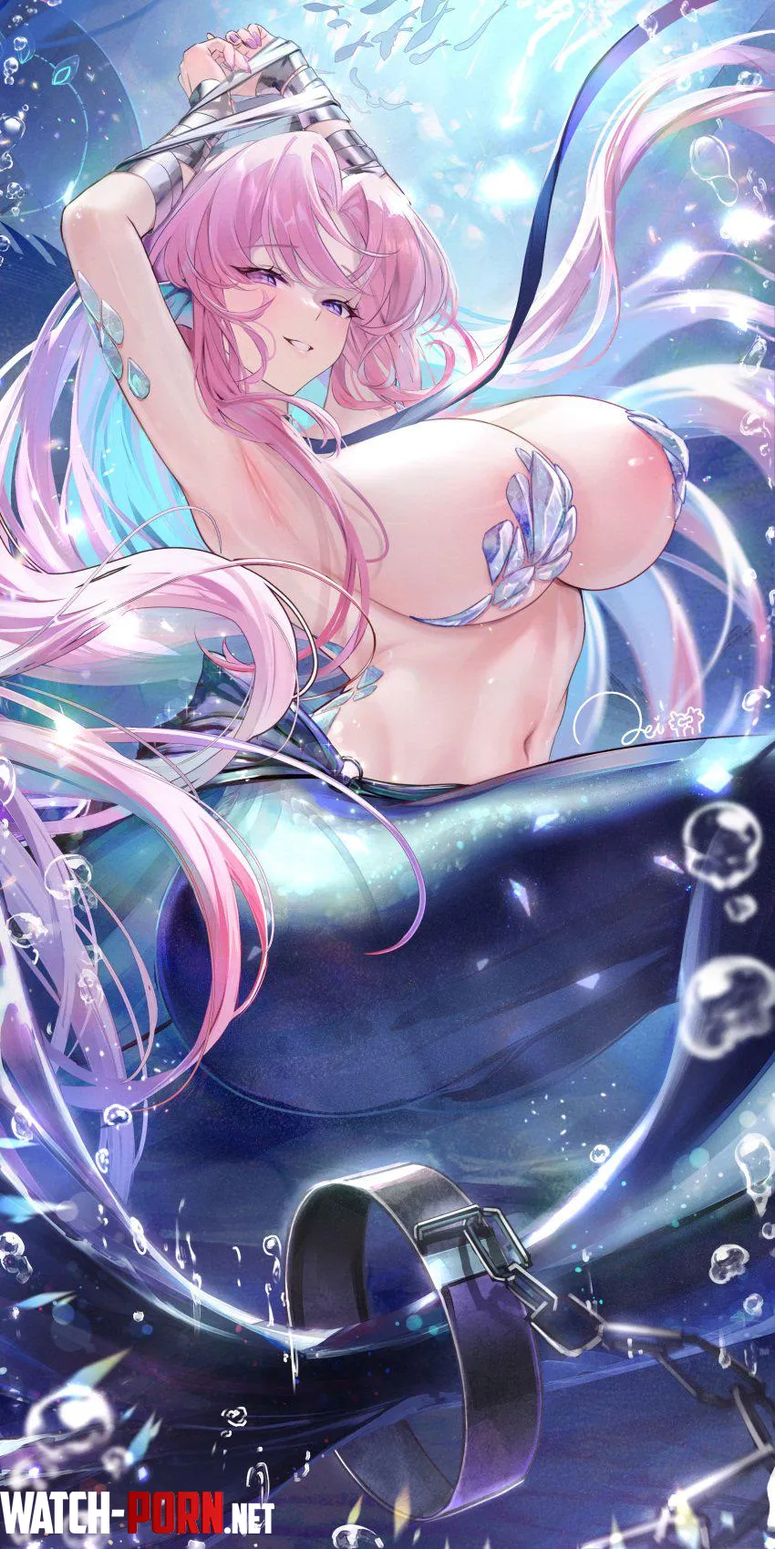  ganjisawai mermaid in distress azur lane by MealAffectionate225