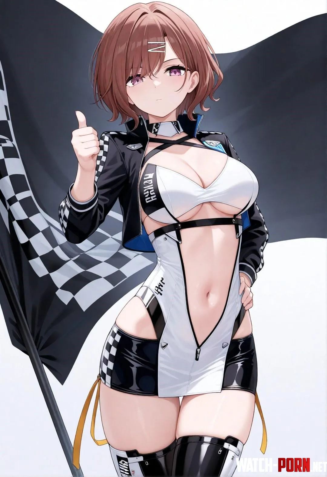 Race Queen Madoka Idolmaster by CheetahSperm18