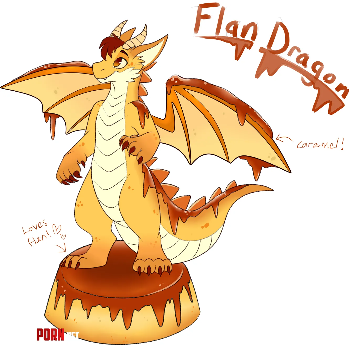 May I Offer You Some Flan In These Trying Times Adoptable by Glittering-Amount-68
