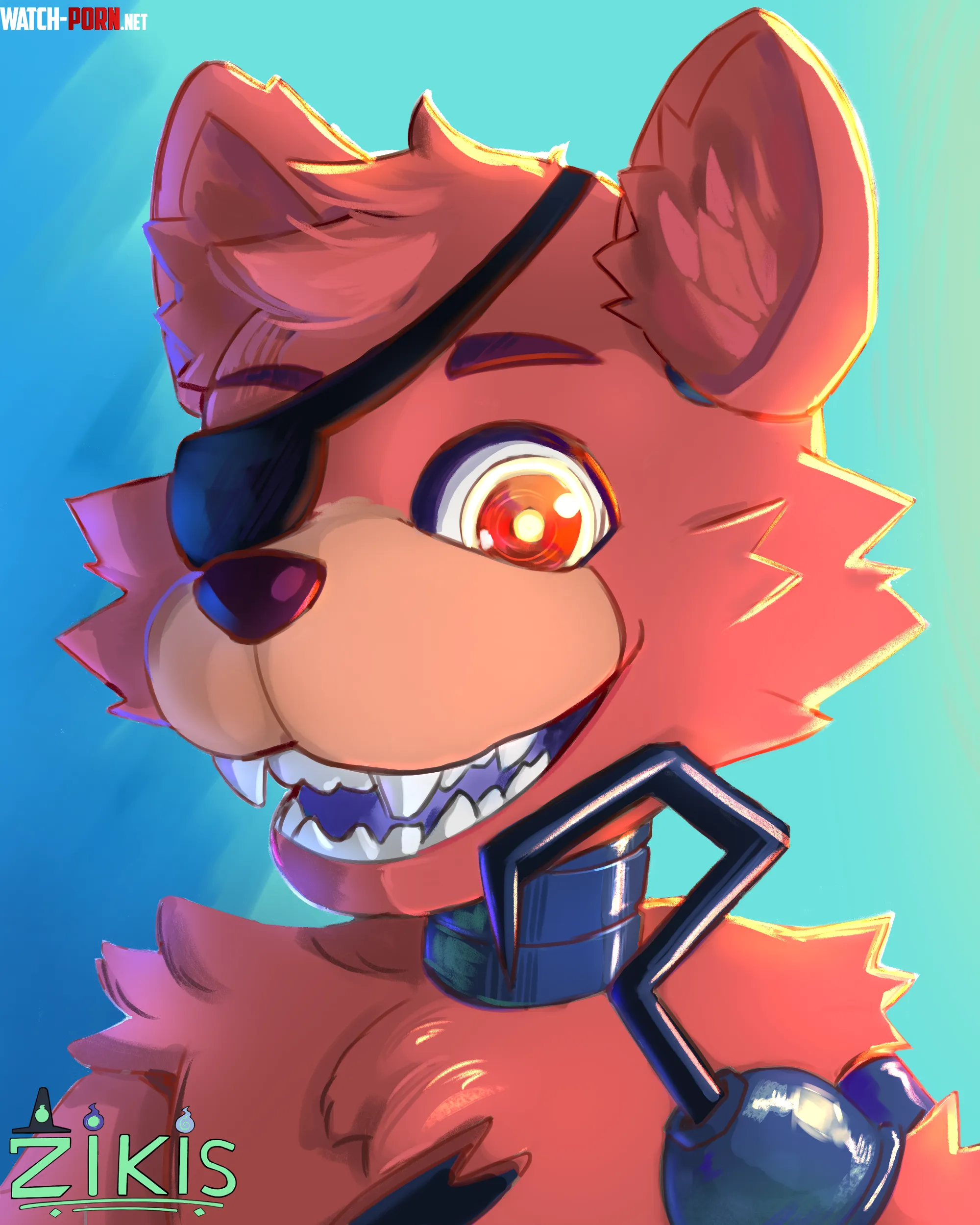 foxy fanart i would say that Foxy is one of my favorites art by me by Ill-Mushroom-3761