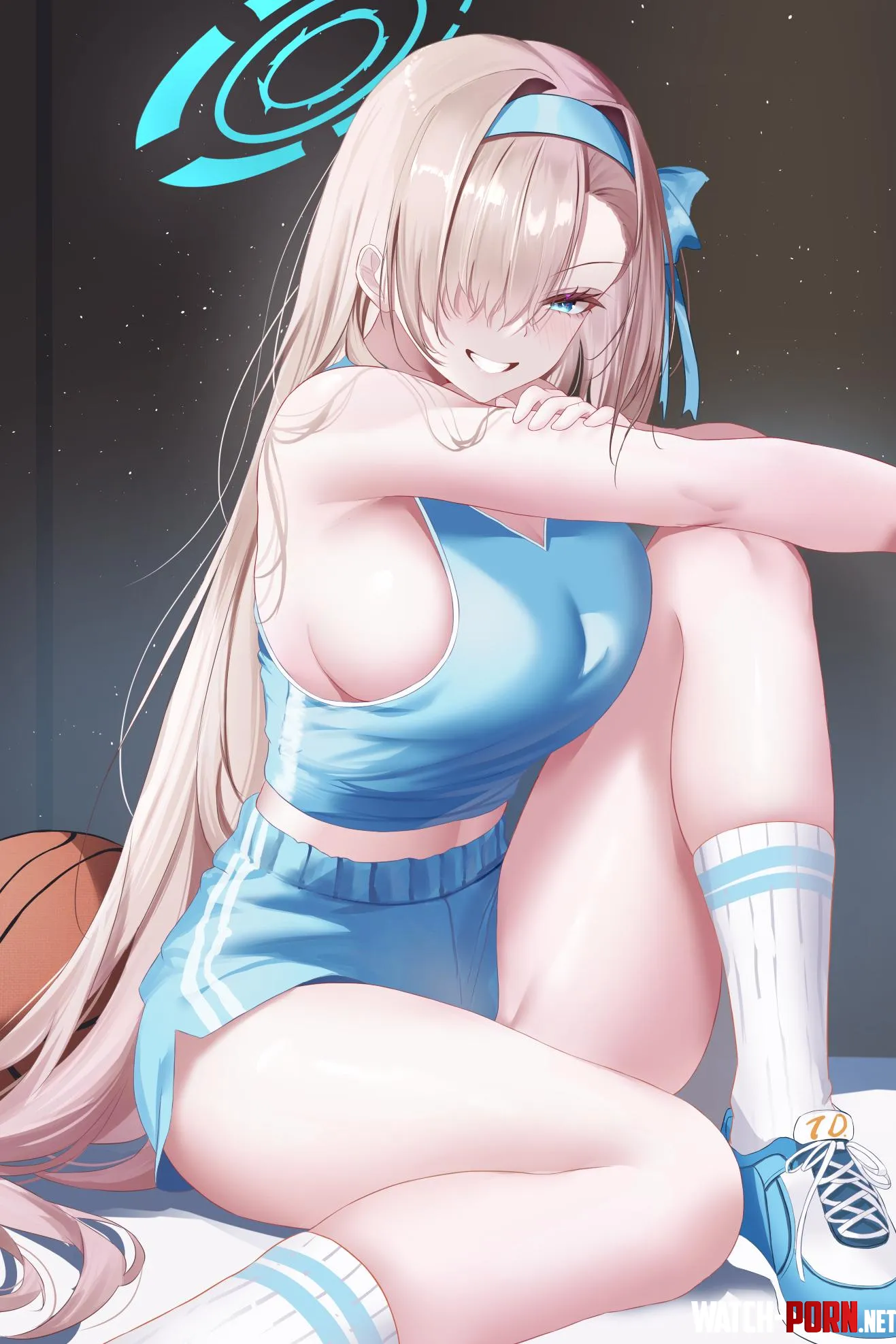 Asuna basketball player  Blue Archive by elegantloveglimmer