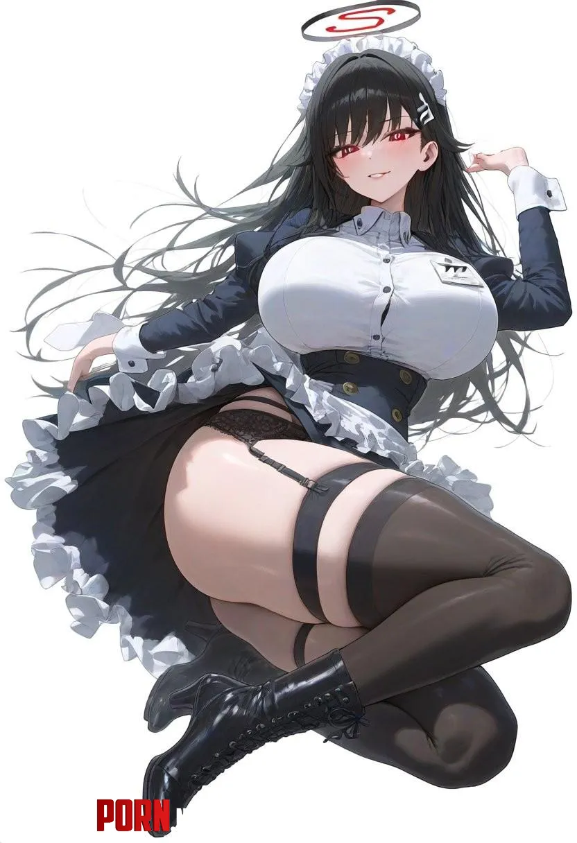 Maid Rio Blue Archive by CheetahSperm18