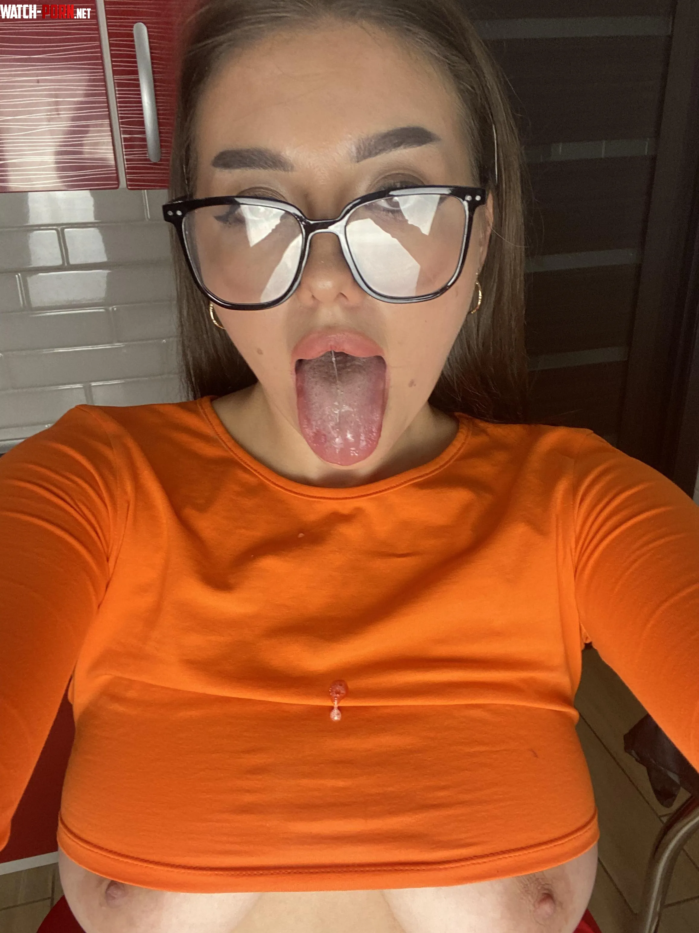 You need to take my spit so it doesnt spill out by AdorableDollLight