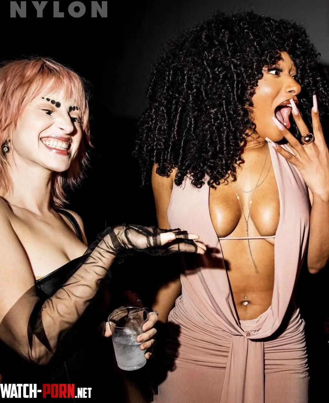 Hayley Williams with Megan Thee Stallion by pmb0077