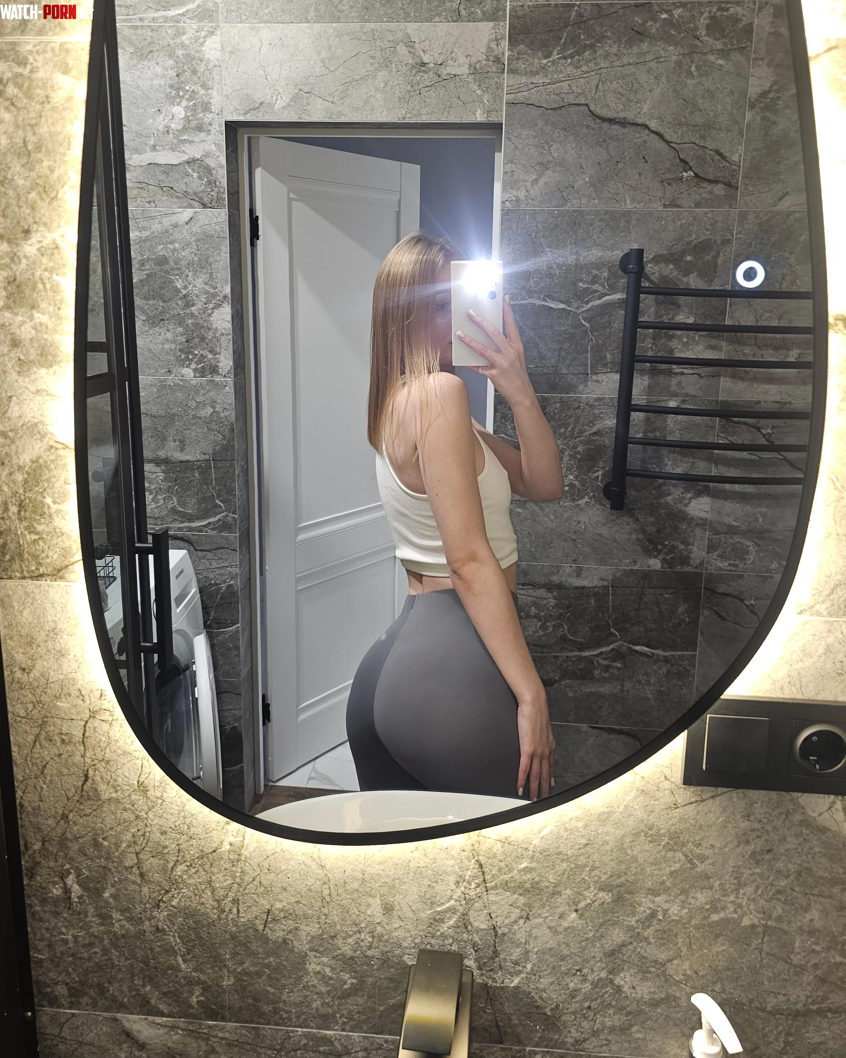 A quick selfie in yoga pants for you by CamalliaCandy