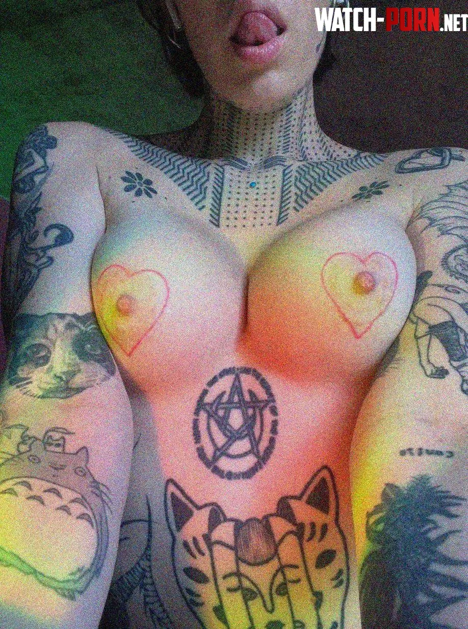pink hearts my fav tittatts by YukiChris