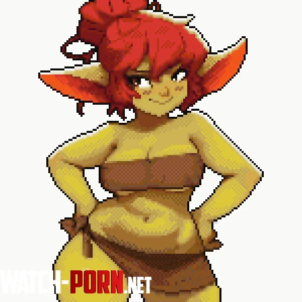 A very horny goblin girl  by GreasyGrant
