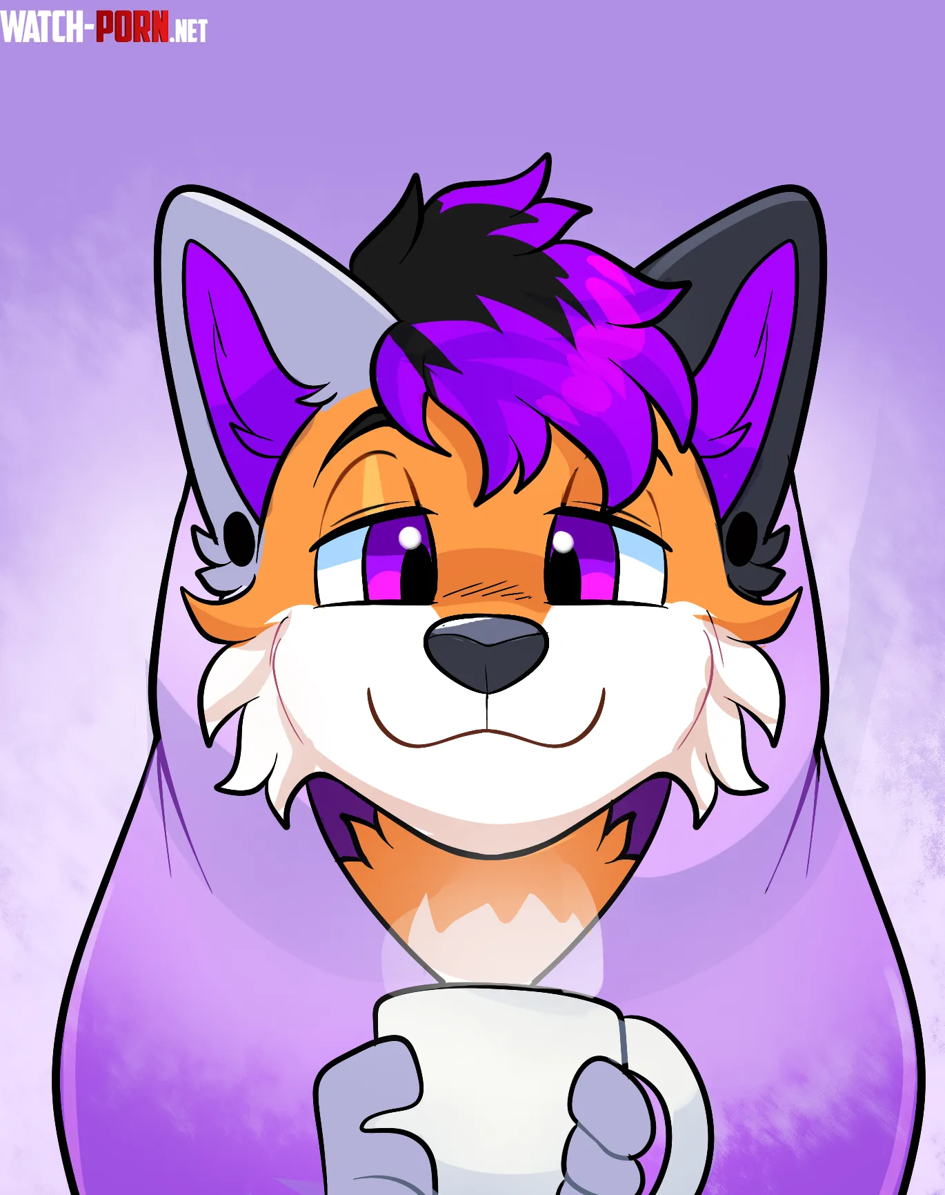 Cozy fox EctoDrool by ScrambleFox