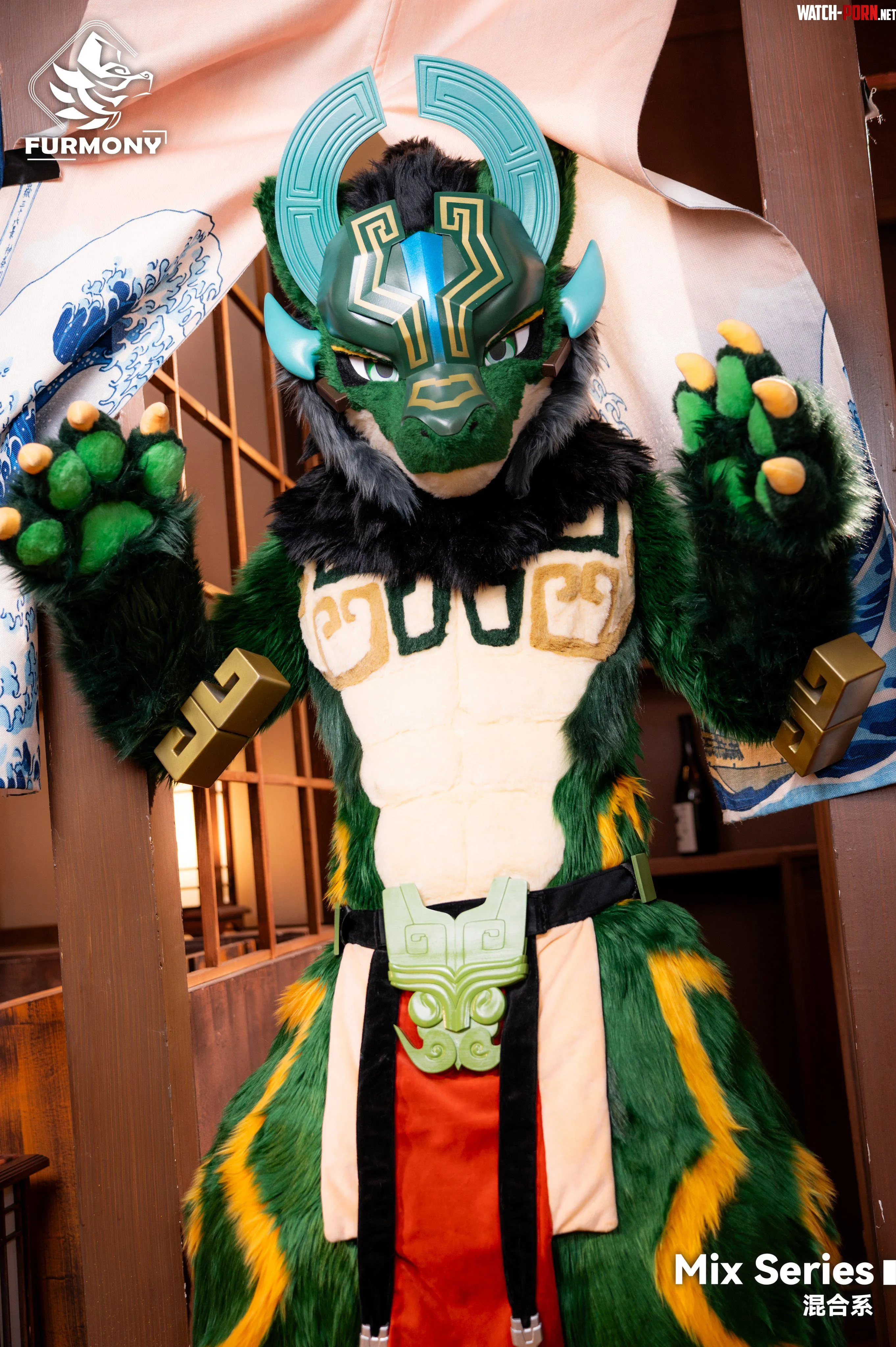 Furmony studio publishes a new fursuit commissioned by Gintan by Dragoniel