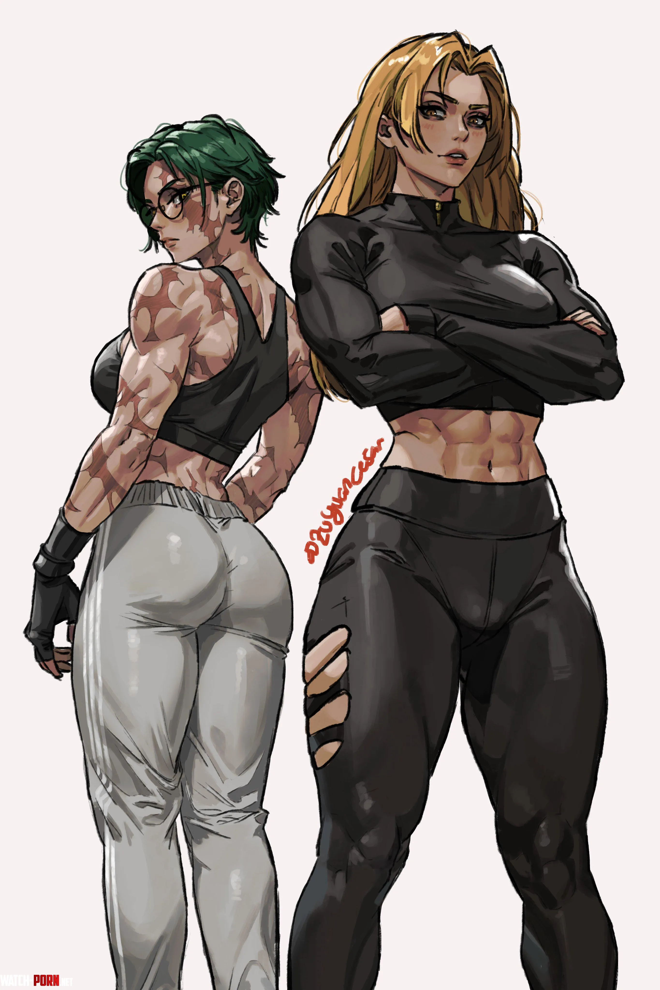 Maki and Yuki zuyuancesar Jujutsu Kaisen by Throwawheylmao