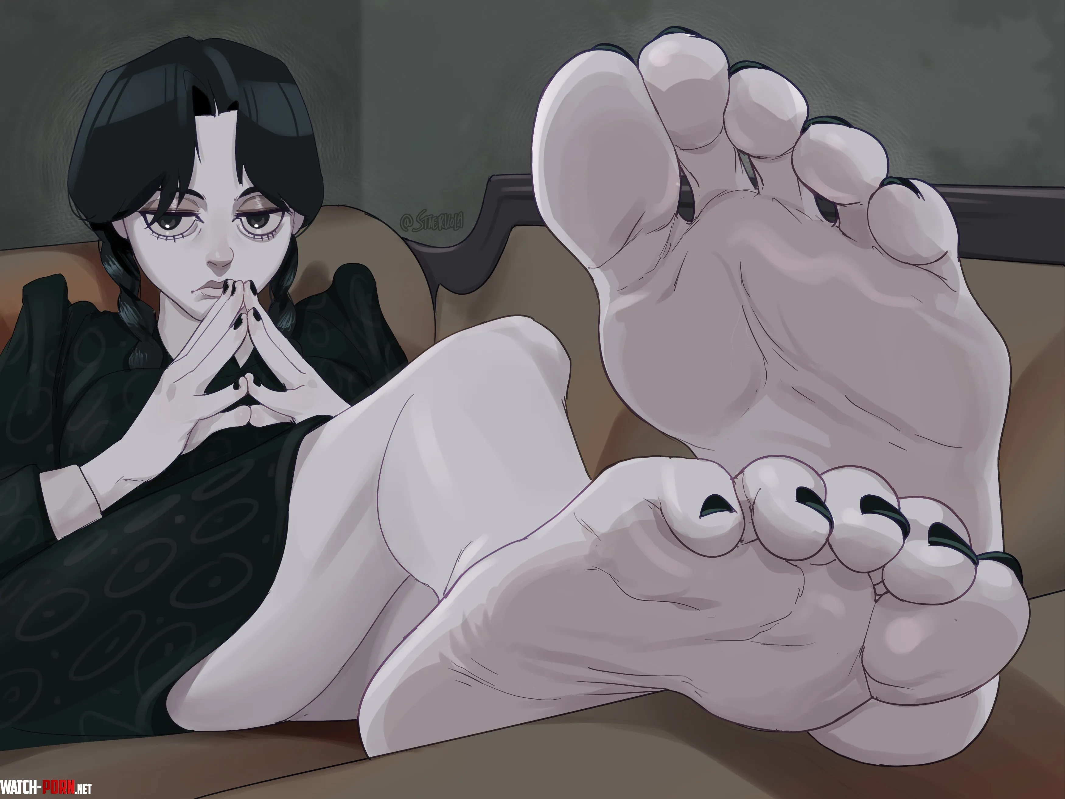 Wednesday Addams The Addams Family LoodnCrood by asap_pocki