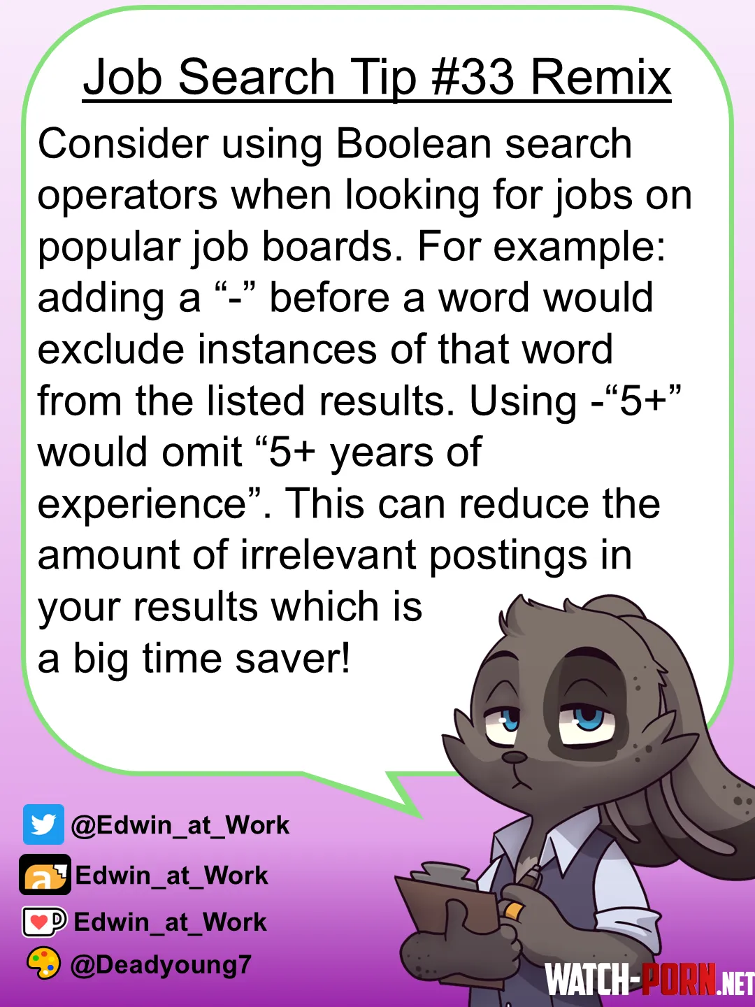 Job Search Tip Boolean and Search Terms by Edwin_at_work