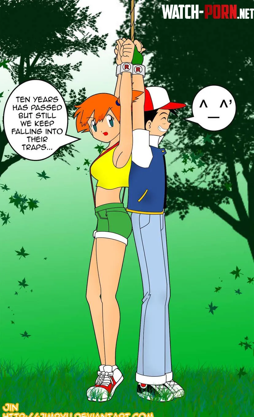 Misty and Ash captured again by team rocket by ForeignYogurtcloset1
