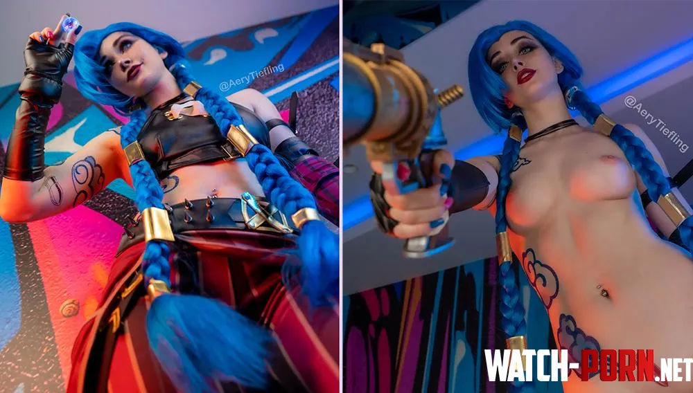 Jinx from Arcane by Aery Tiefling OC by AeryKorvair