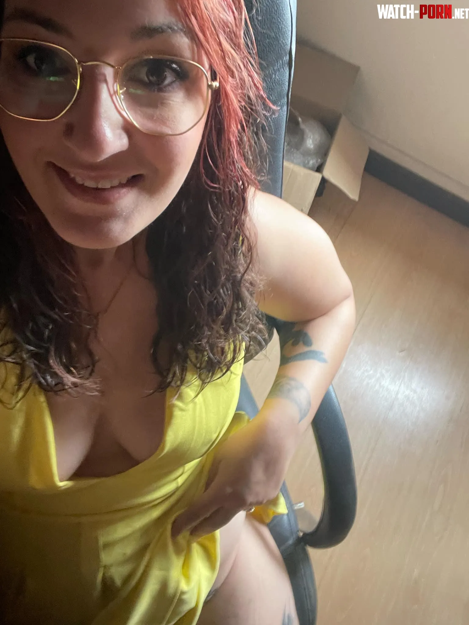 Nothing under my dress at work by SandaPawg2