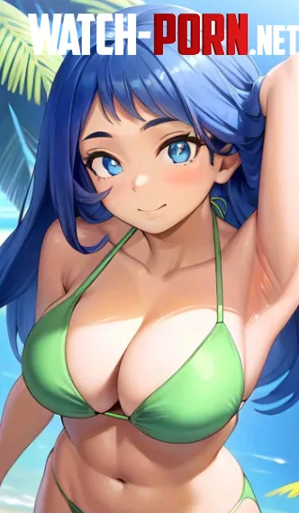 Nijero Hado flexing that lovely armpits  under the sun Unknown by TraditionalDig5428