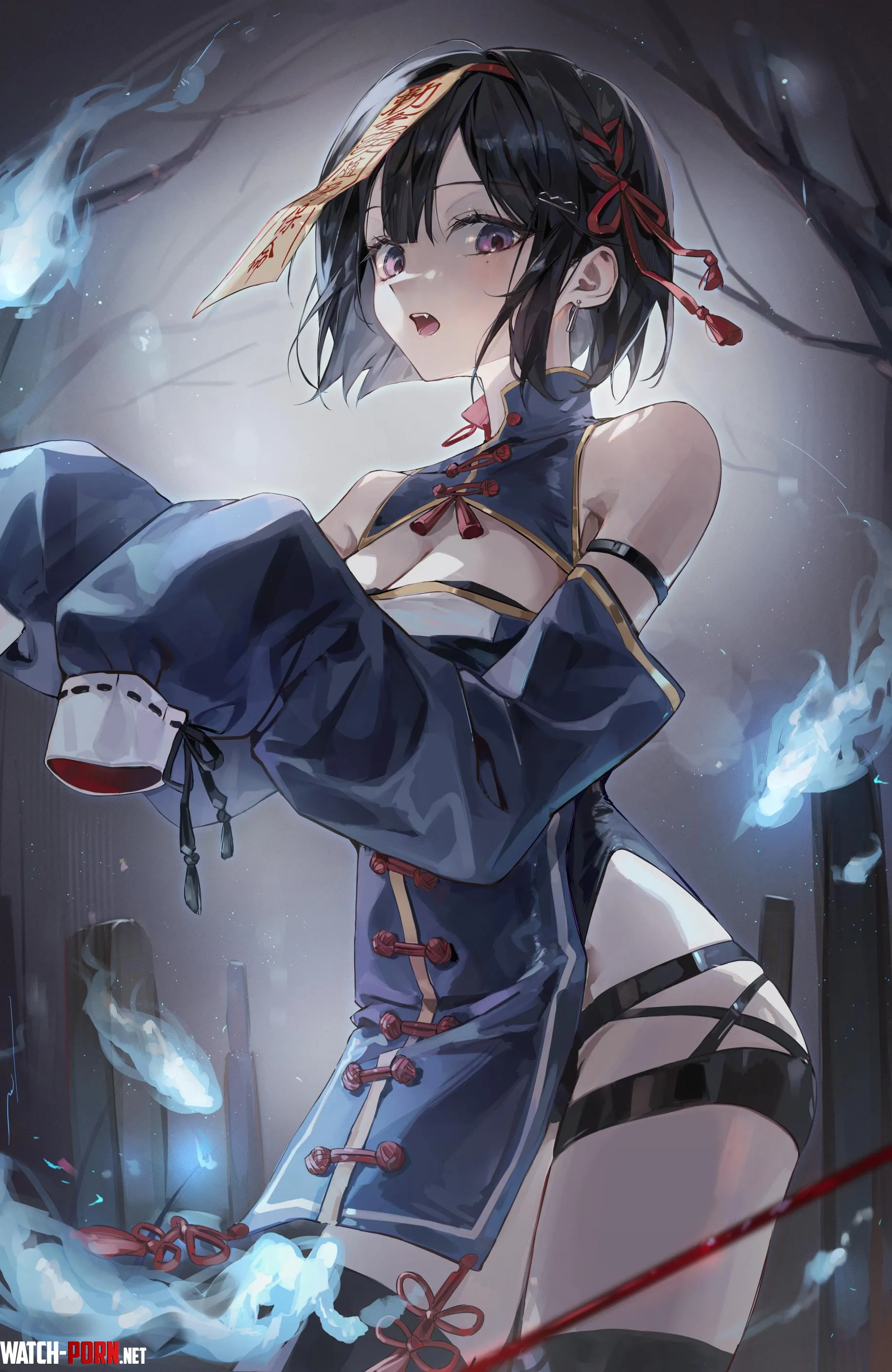 petite jiangshi original by Zewen_Senpai