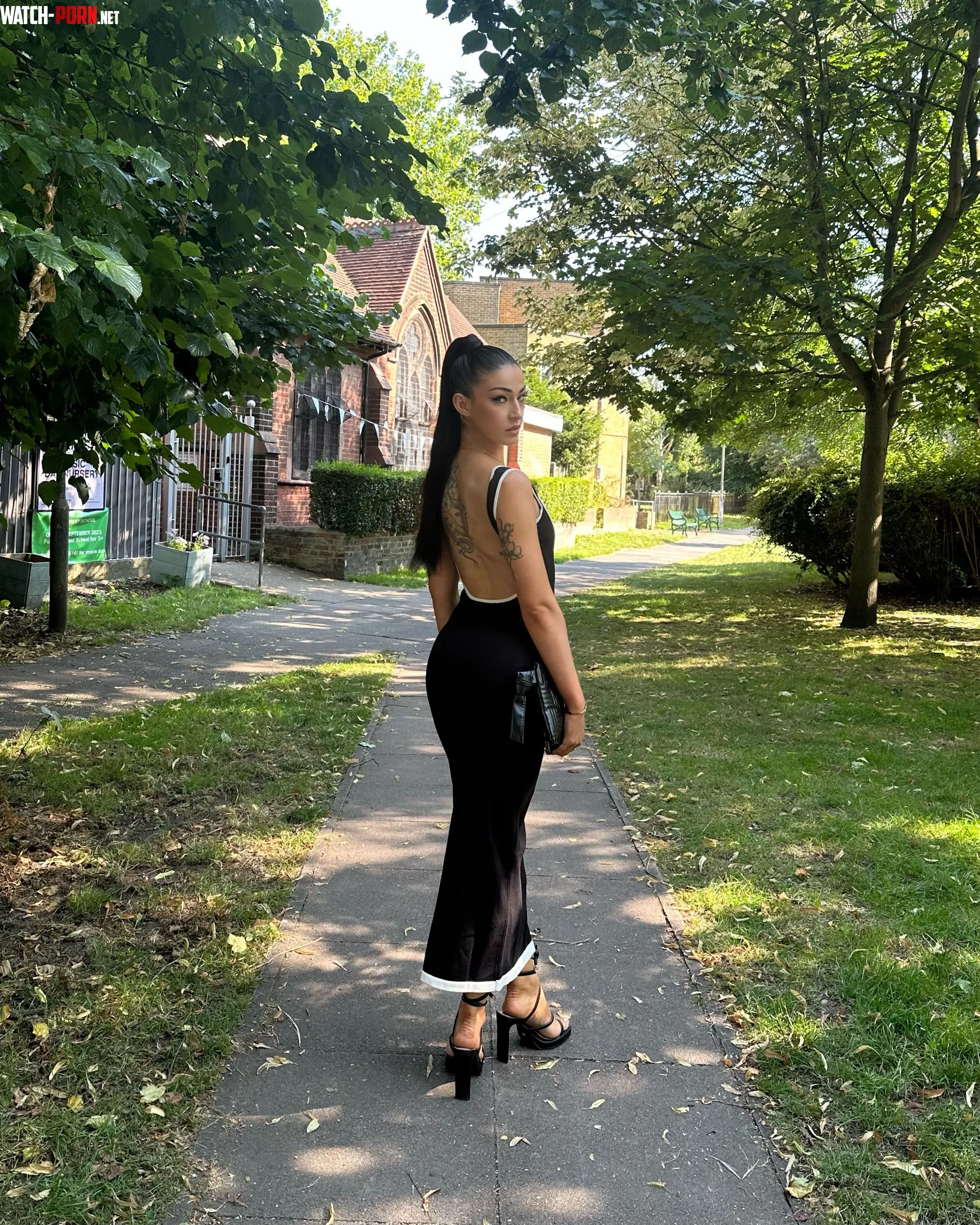 Beautiful black dress I styled for a day in London by Outrageous-Cancel976