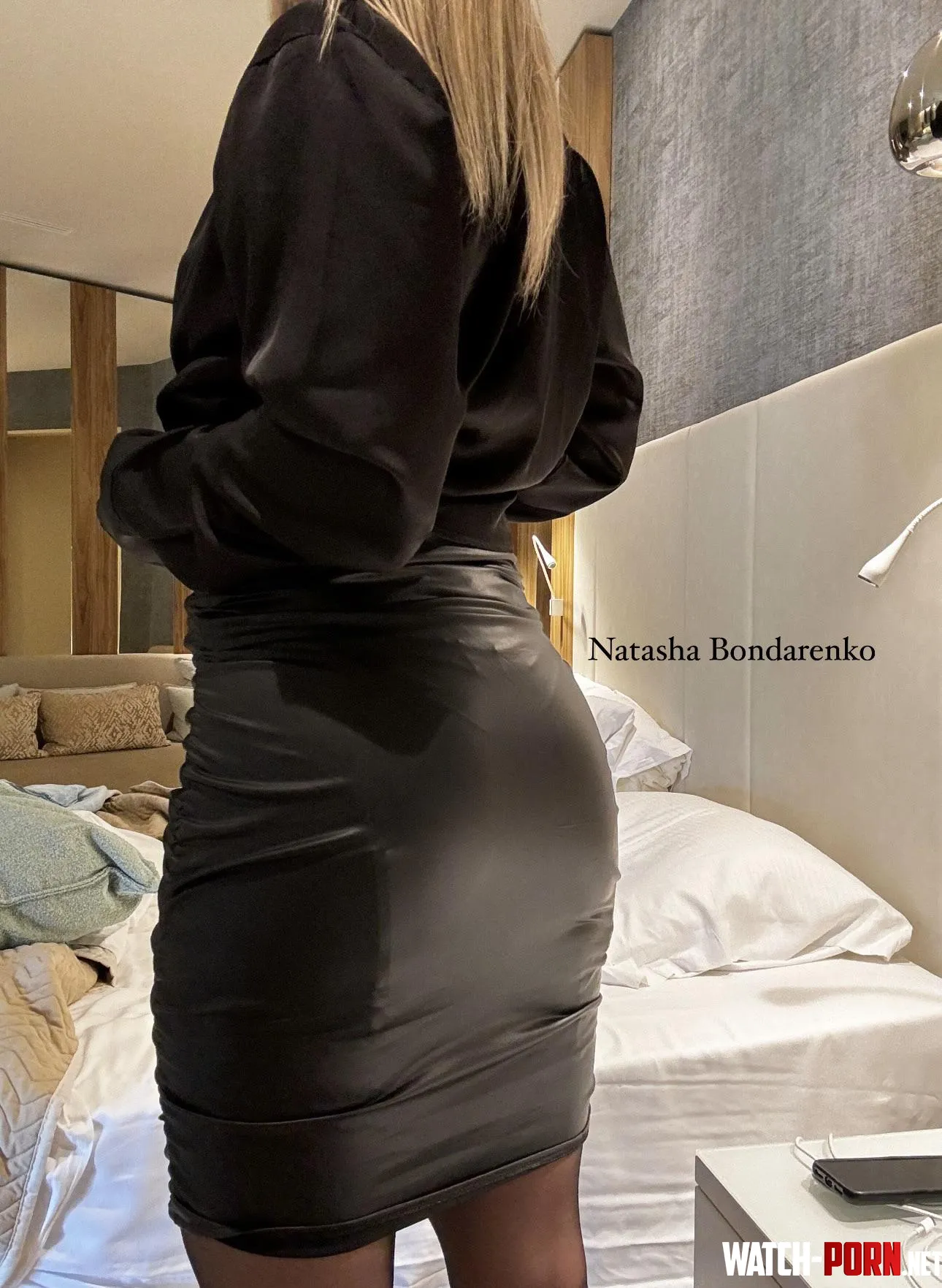 Leather back view  by NatyBond_OF