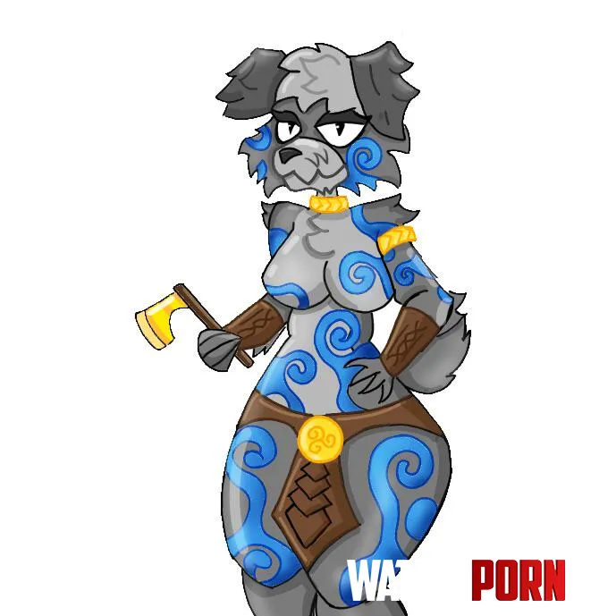 Celtic warrior wolfhound  by VendettaFox