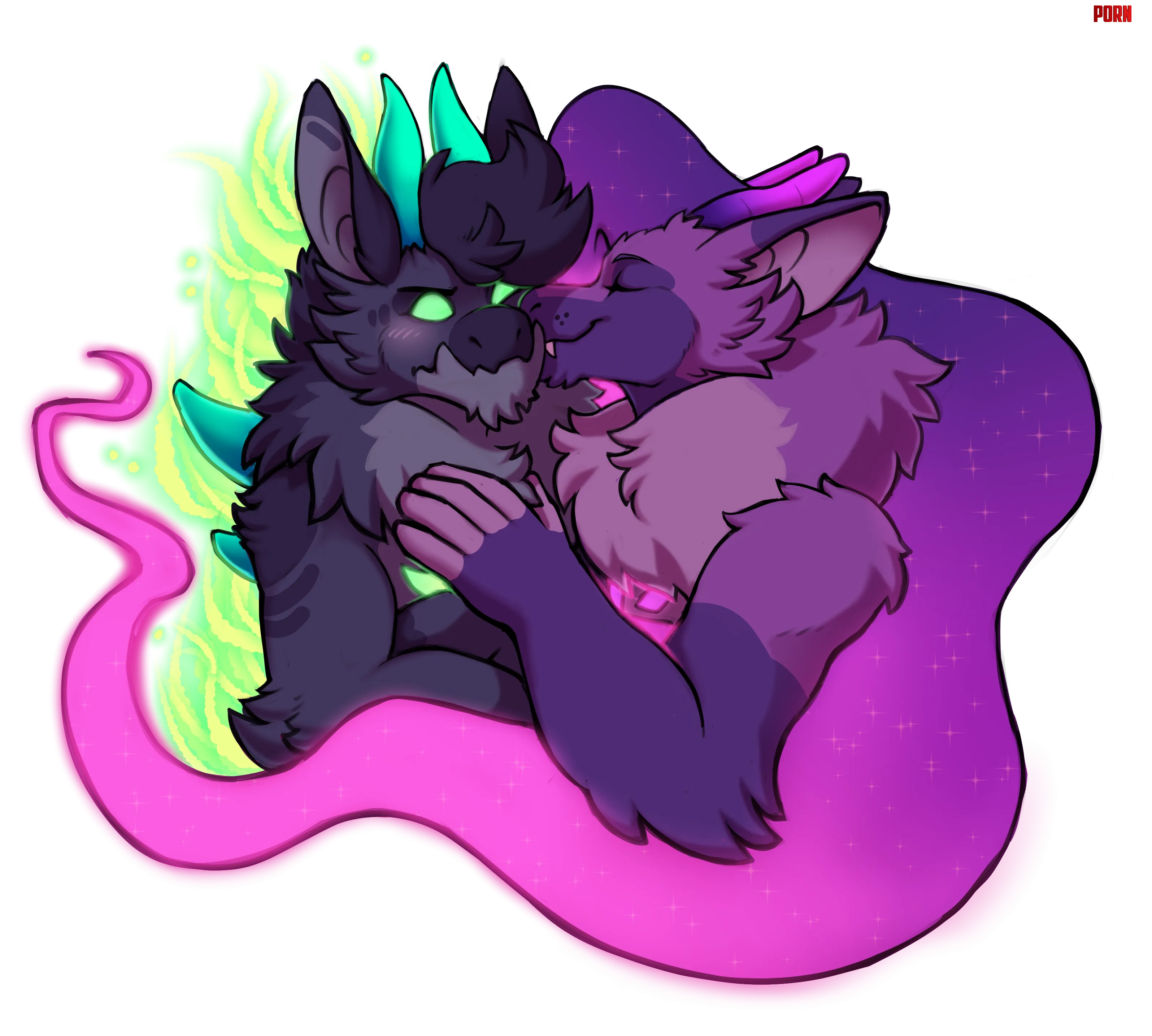 Gentle Smoochies Art by Me by kknk