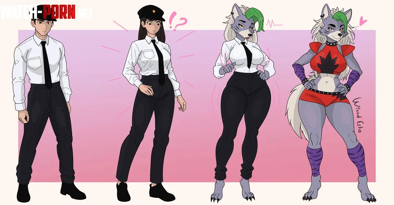 Security Guard into Roxanne Wolf By WixedEcho by New-Database-7048