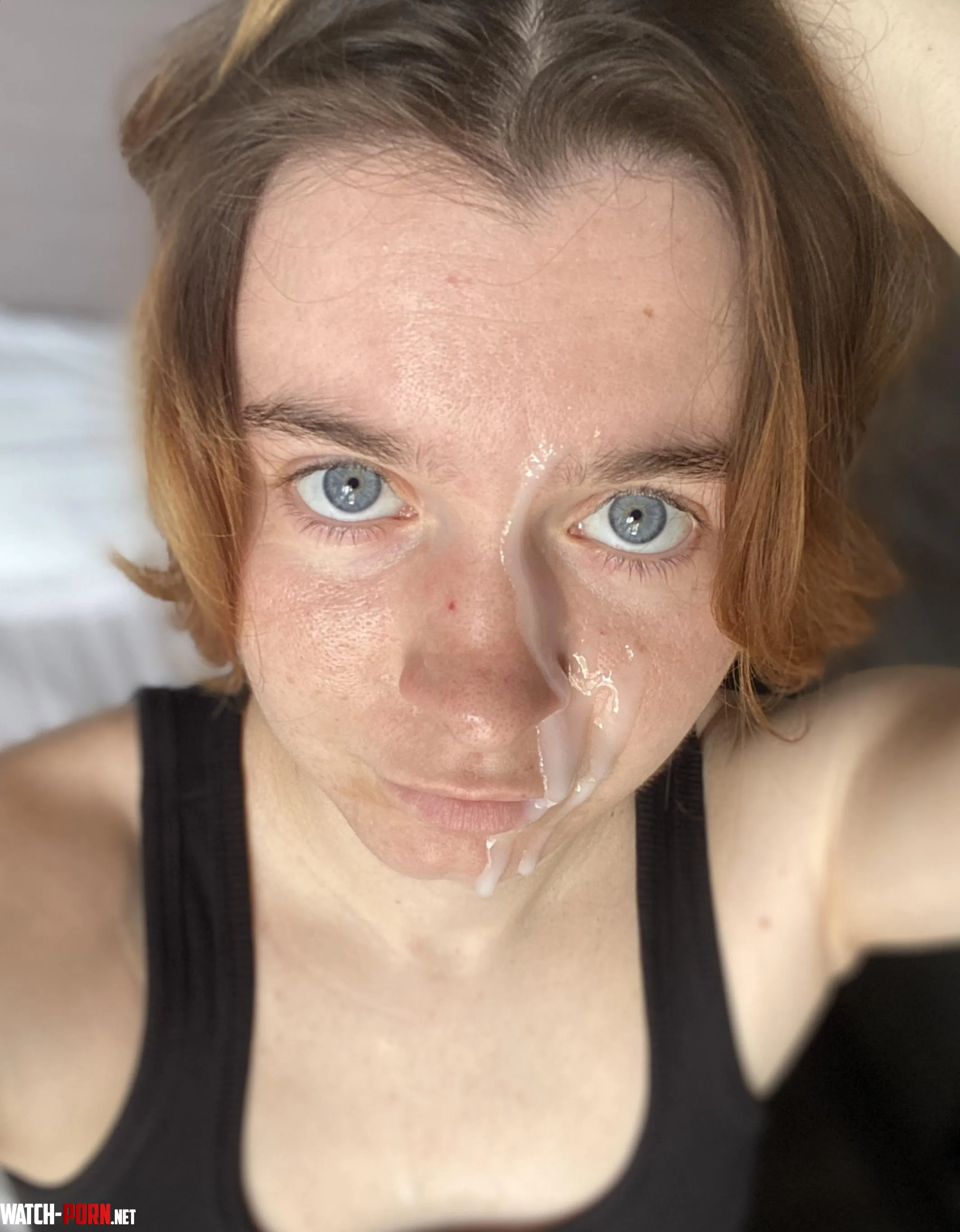 I didnt expect to have so much cum on my face hihi by Angelfrom_Sky