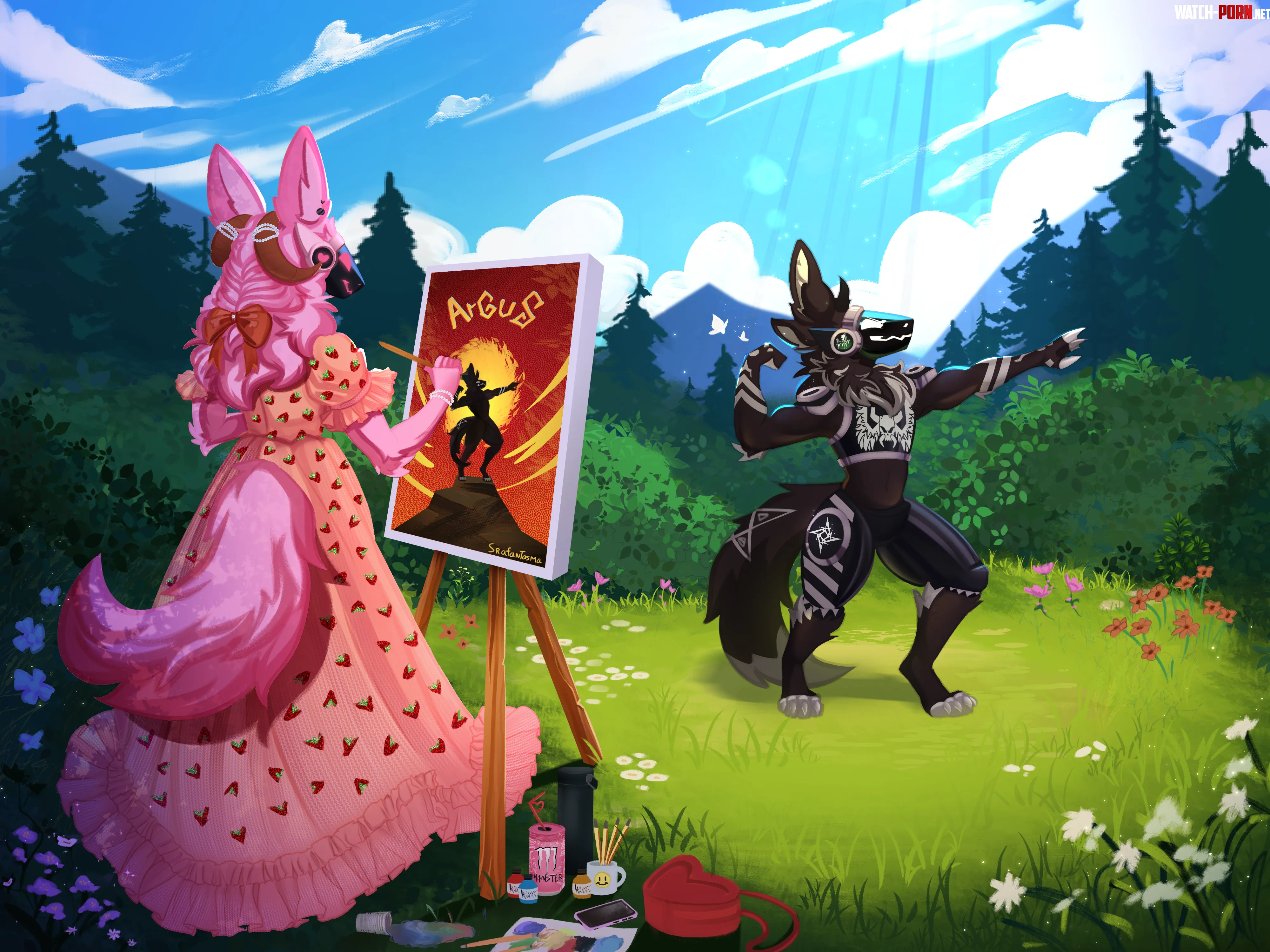Stay still just a little bit Art by me by SraFantasma